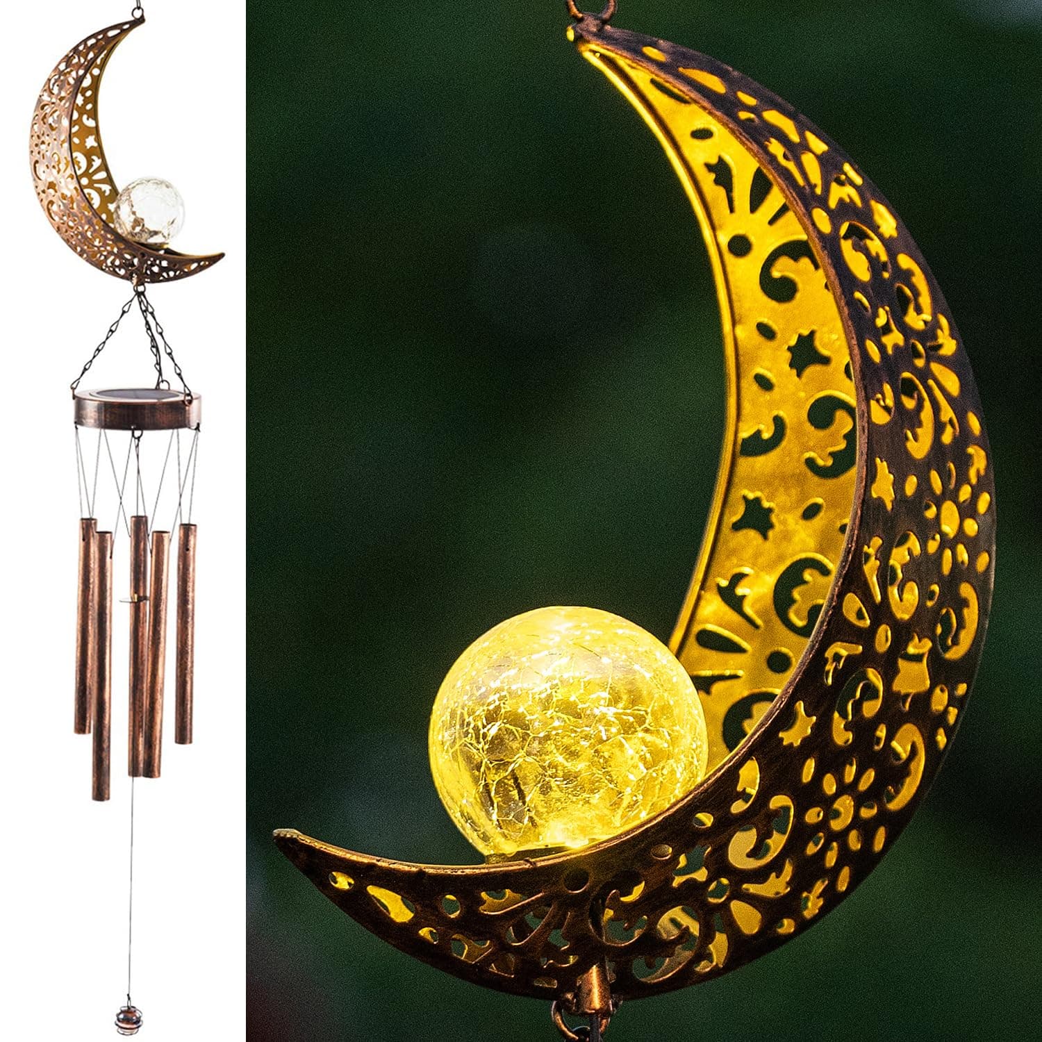Moon Solar Wind Chime
