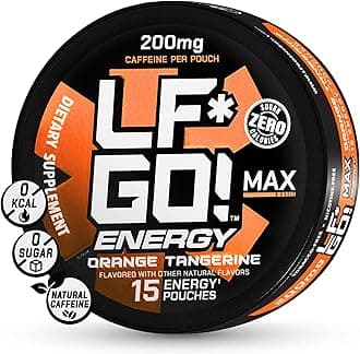 LF*GO! Energy Pouches | 200 MG Caffeine Orange Tangerine