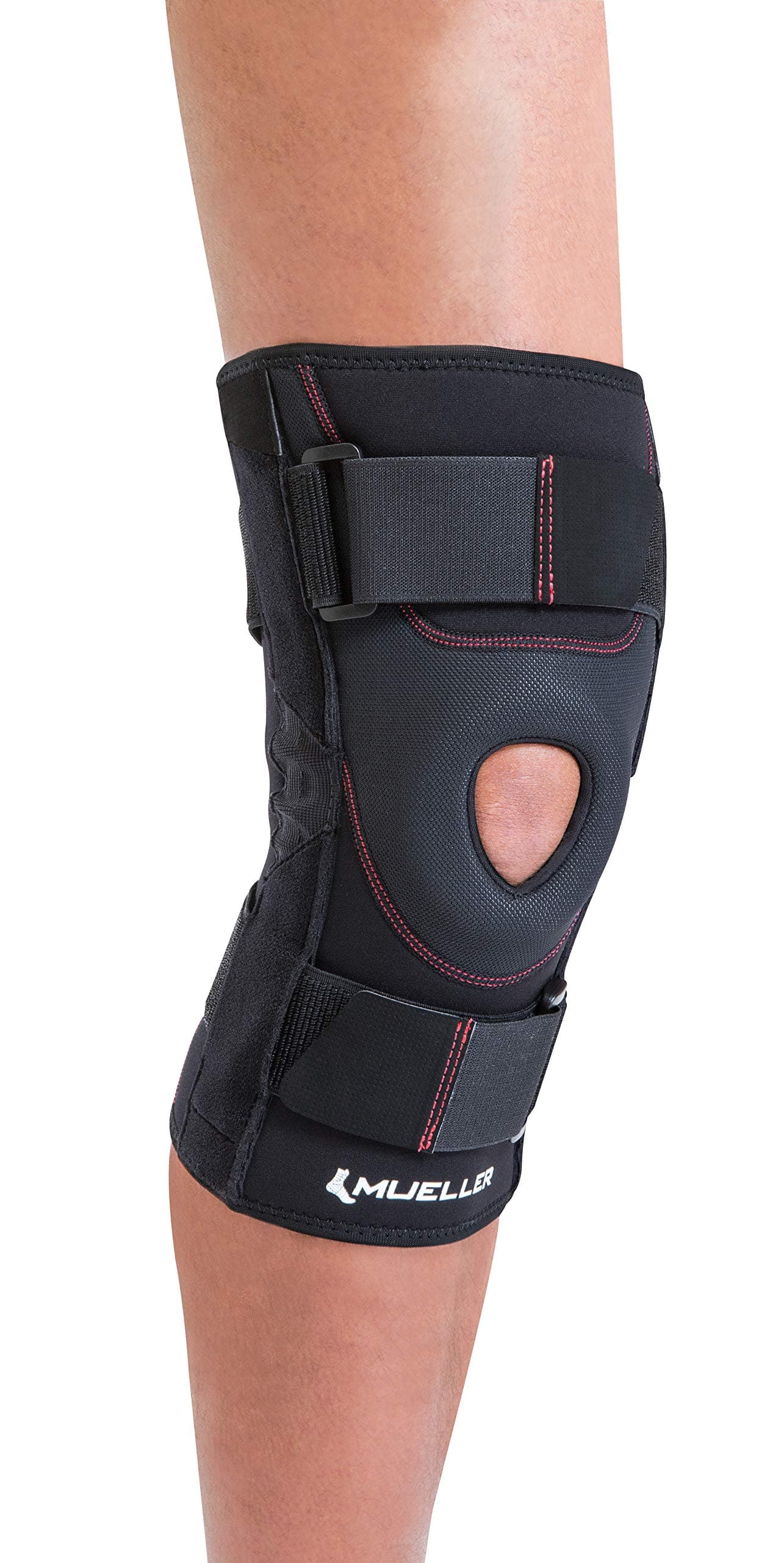 Sports Medicine Patella Stabilizer Knee Brace, Knee Pain Relief Support for Men and Women, Ideal for Arthritis, Sprains, Black