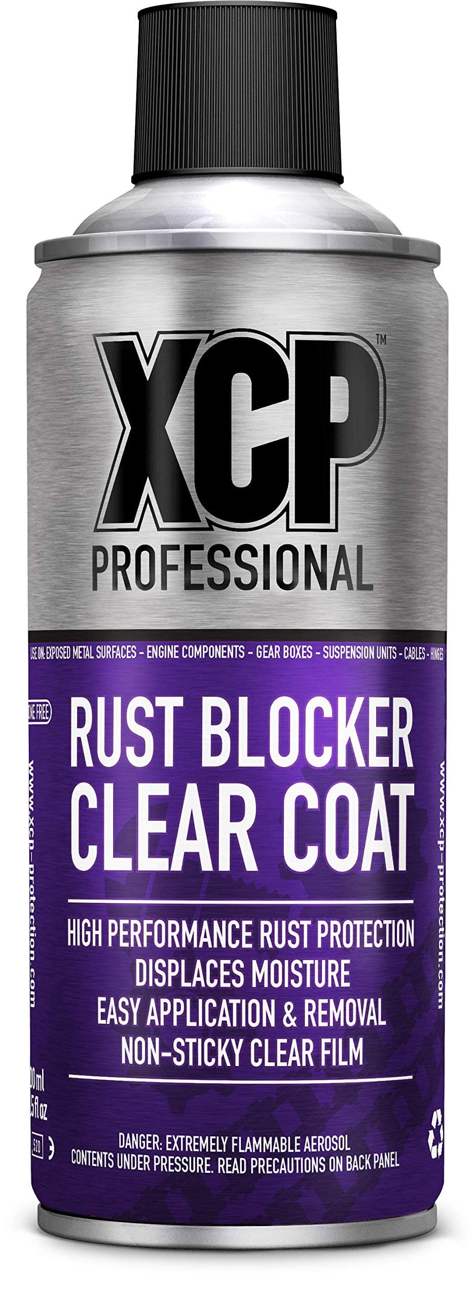 XCP Rust Blocker CLEAR COAT - High Performance Rust Protection Spray 400ml Aerosol Can