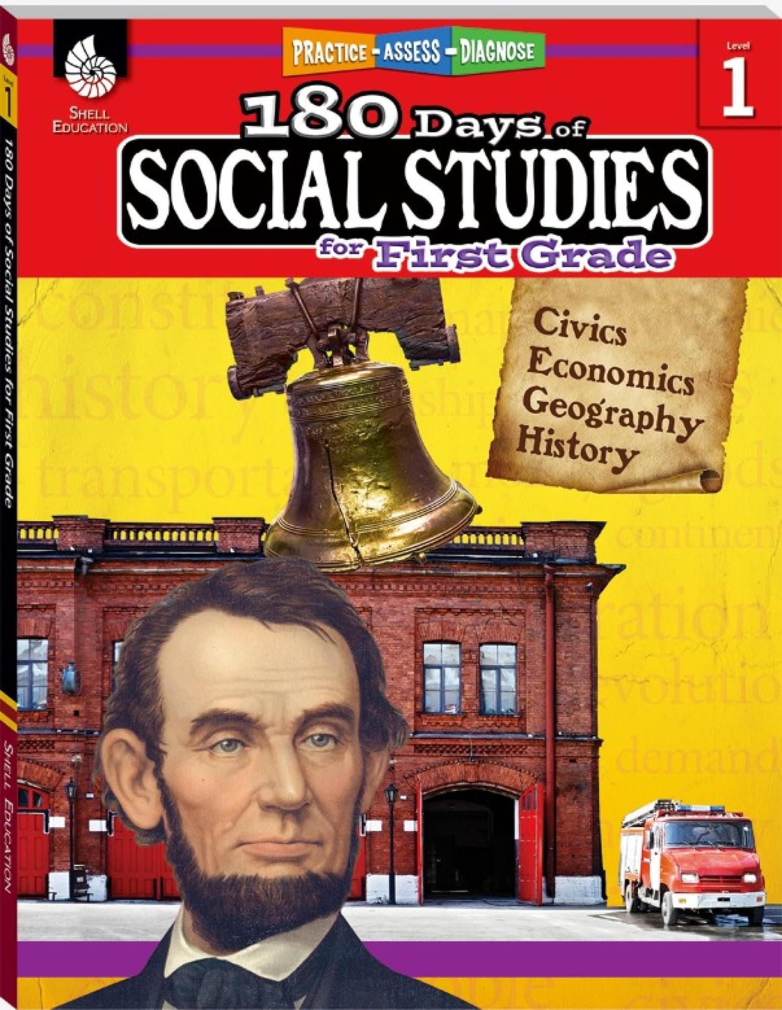180 Days: Social Studies, Early Elementary Social Studies for 1st Grade Prac...