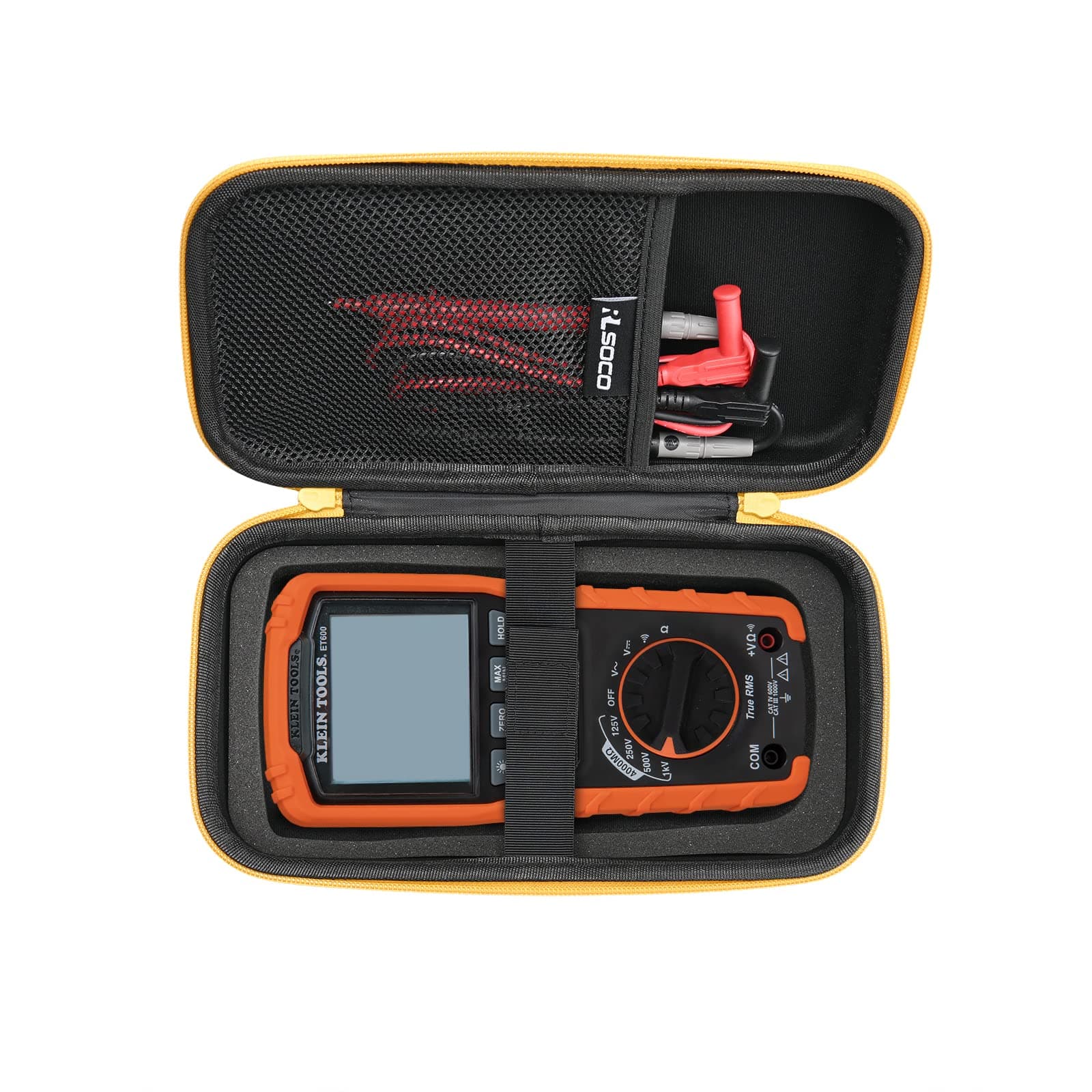 RLSOCO Hard Case for Klein Tools ET600 Multimeter, Megohmmeter Insulation Tester(Case Only)
