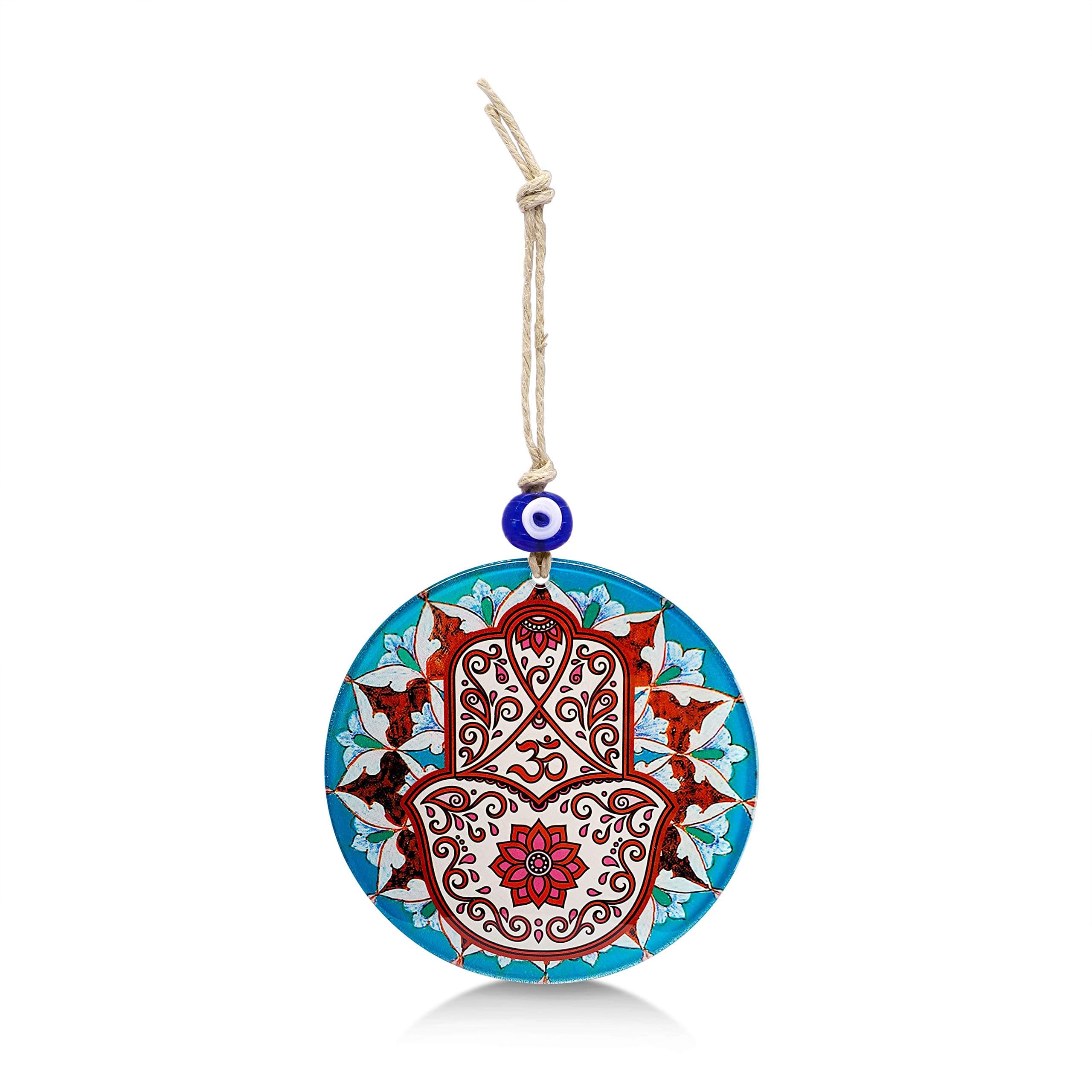 Om Wall and Evil Eye Amulet Hanging Decoration