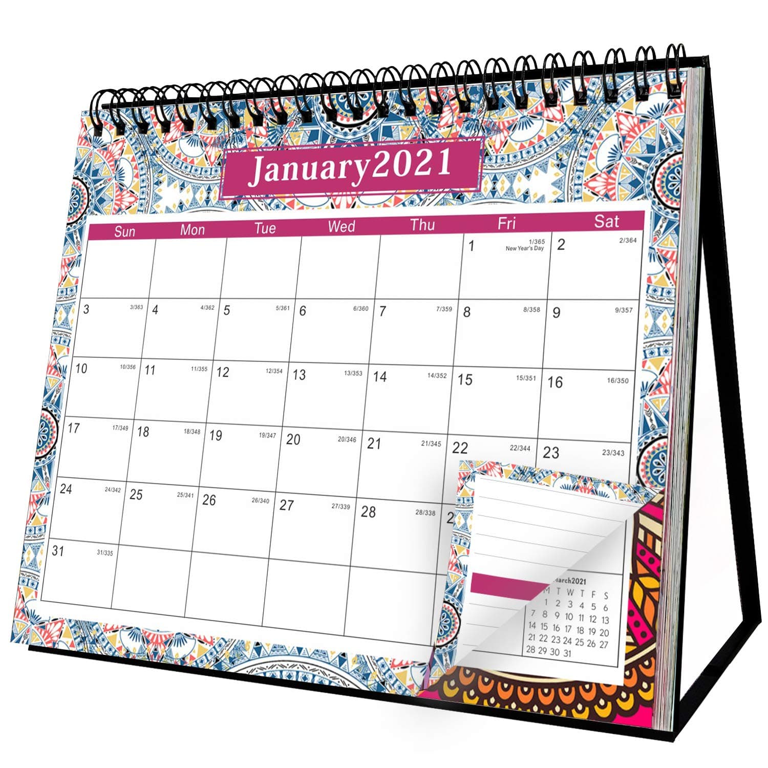 2021 Desktop Table Stand Calendar Planner Monthly Academic