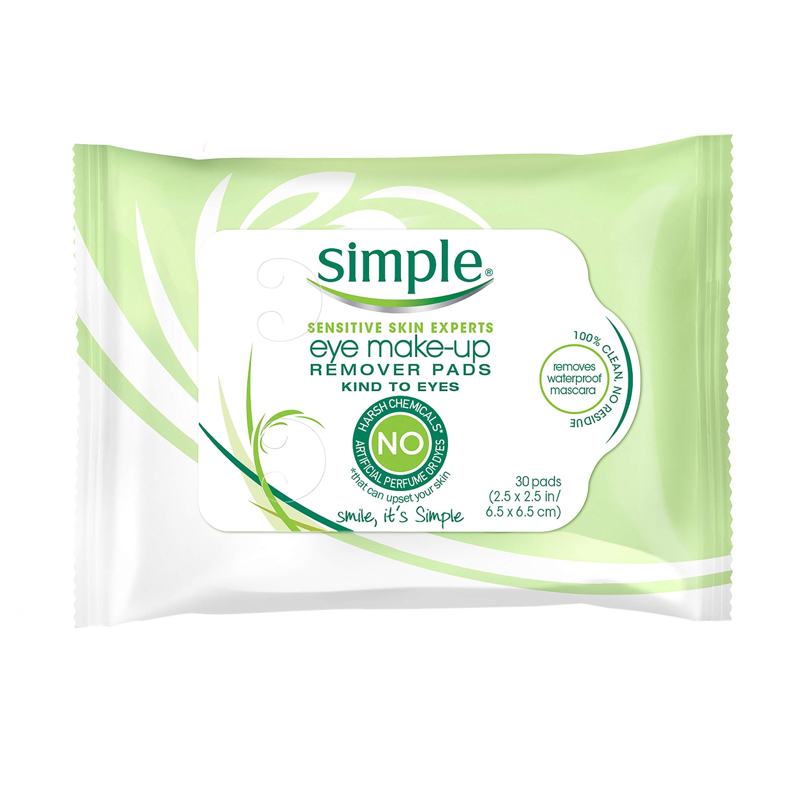 simpleEye Makeup Remover Pads Makeup Remover 30 count