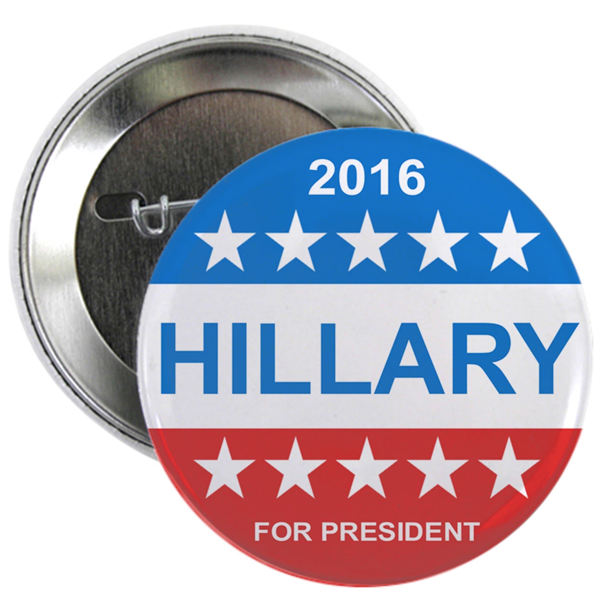 Pack-10,Hillary for President Button Badage,2.25
