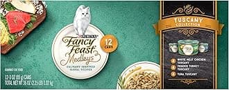 Purina Medleys 12 Ct. Tuscany Wet Cat Food Variety Pack - (12) 3 oz. Cans - (12) 3 oz. Cans