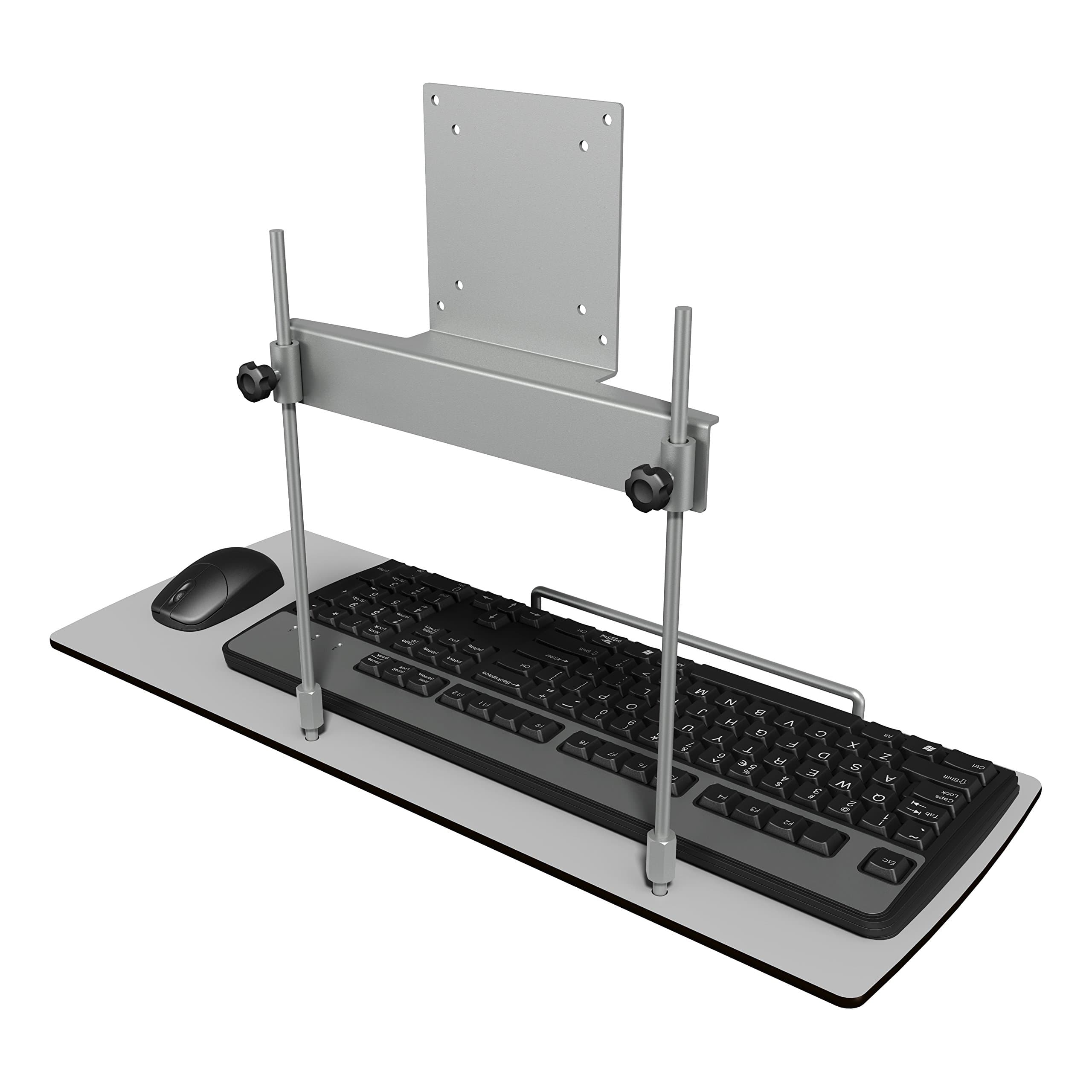 Dataflex Viewmate keyboard & mouse platform - option 582 - flat panel accessories (Silver)