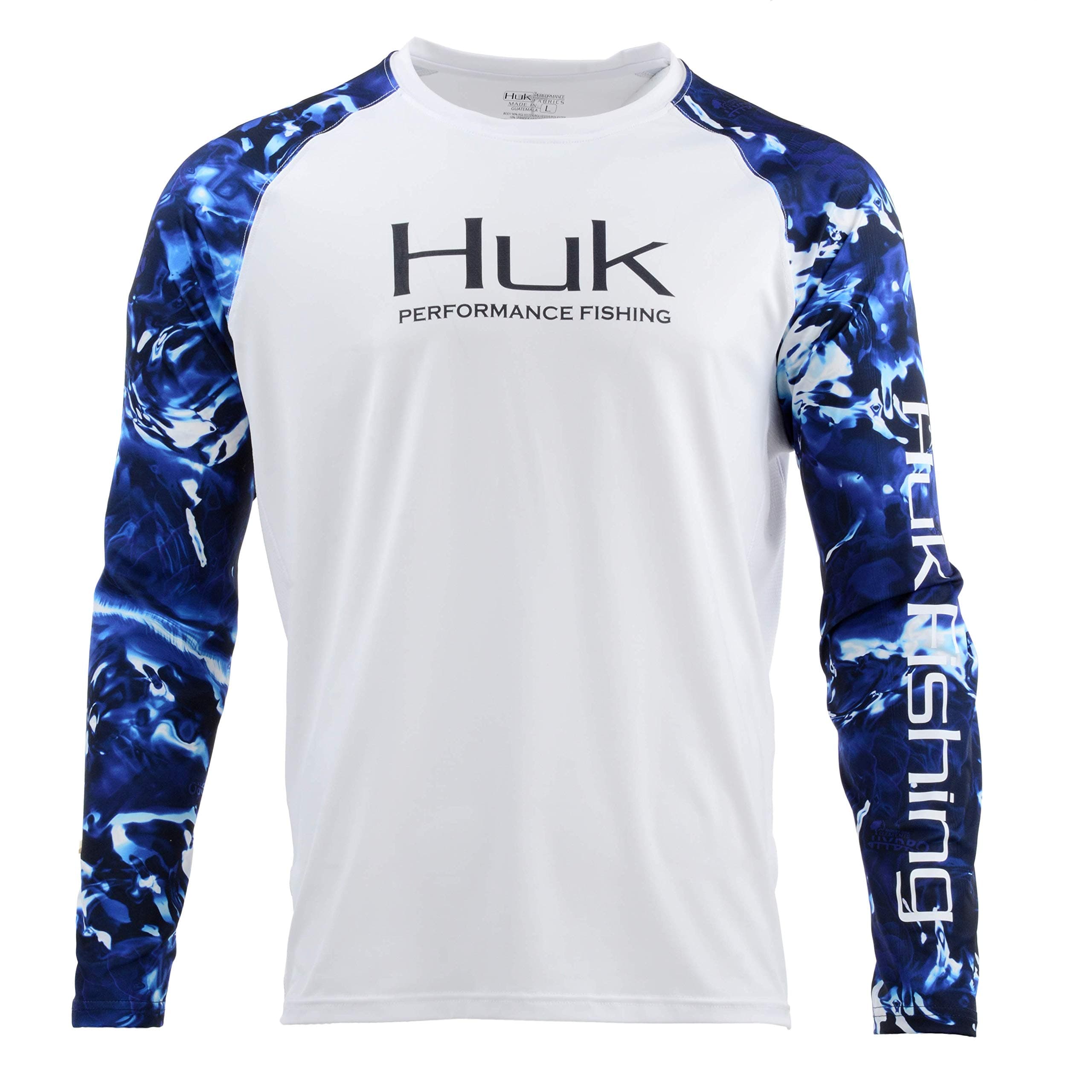Huk Men's Double Header Shirt White L