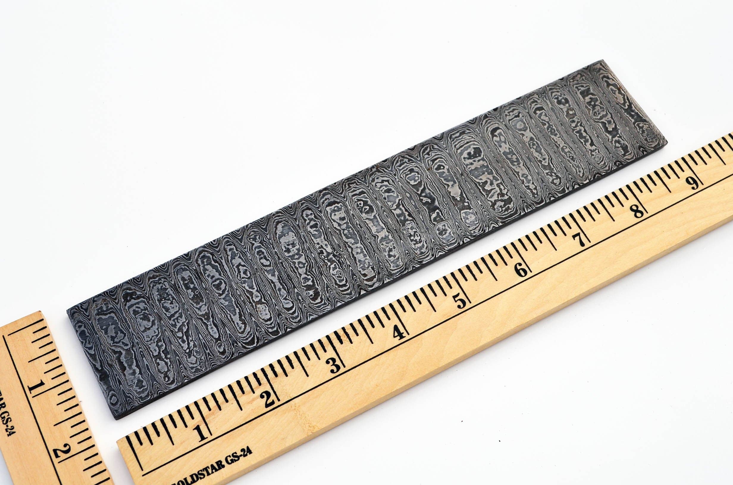 Billet for Making Knife Blades (Ladder Damascus)