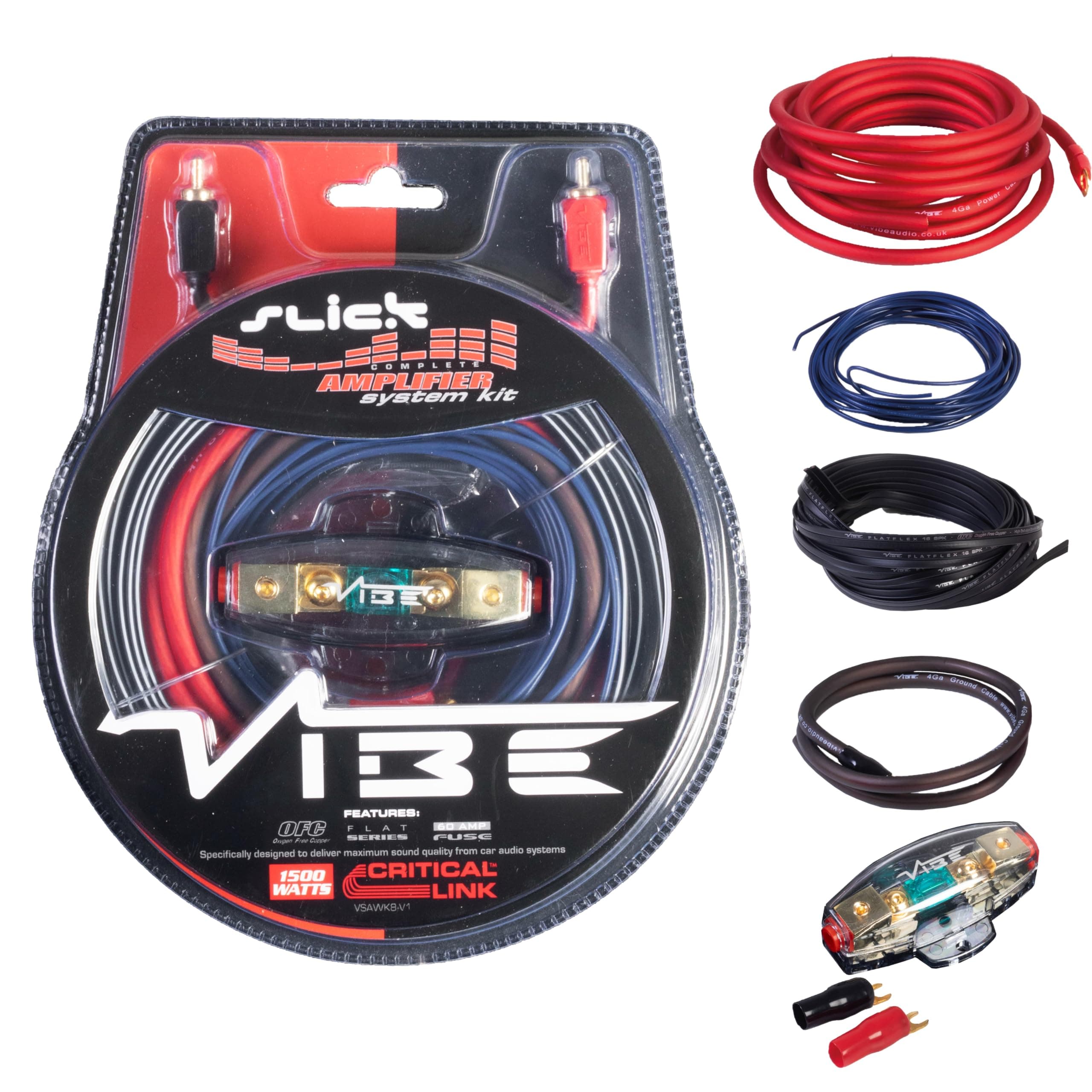 Vibe Slick VSAWK8-V1 Amplifier Kit (Black)