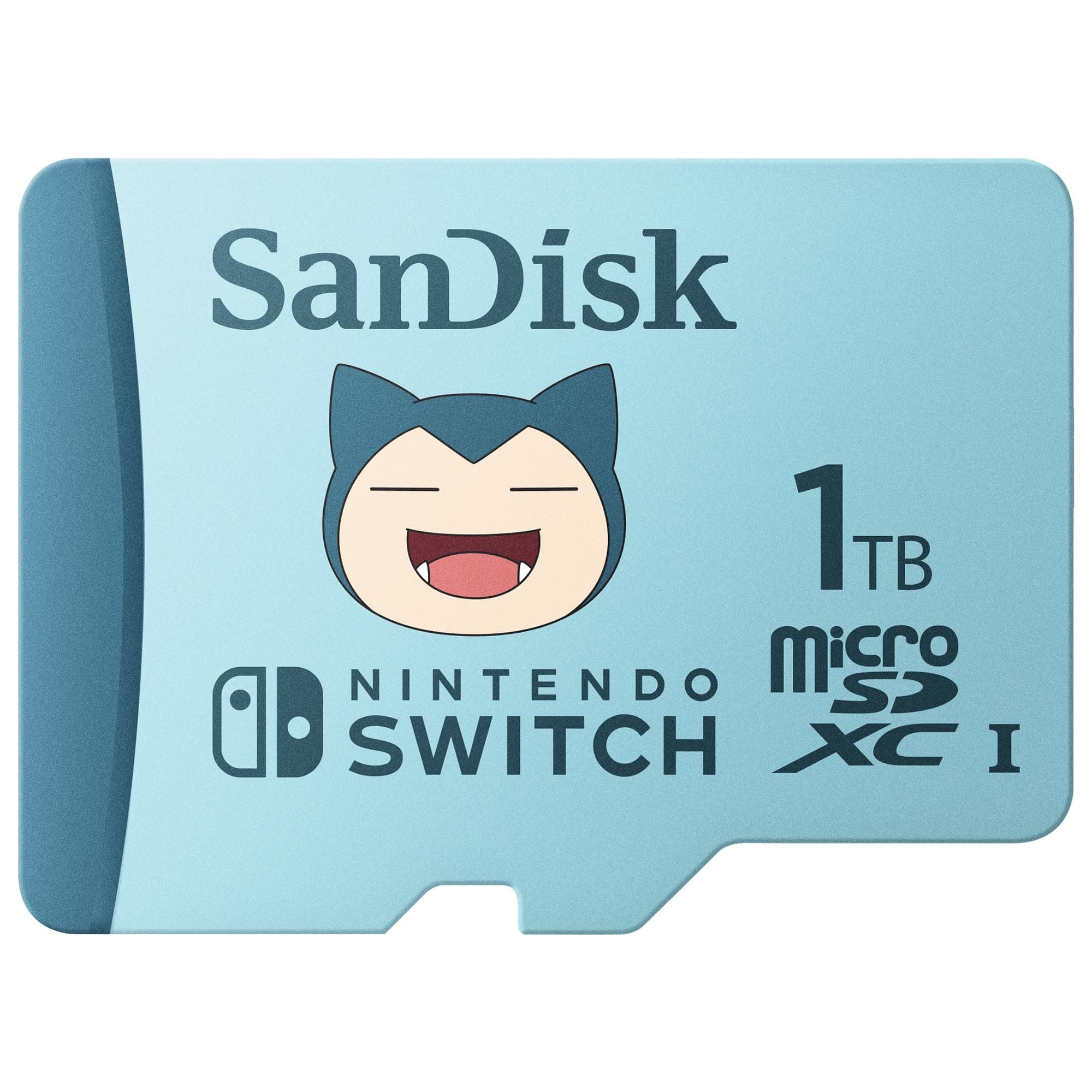 SANDISK micro SD card licensed for Nintendo Switch consoles, 1TB Pokemon Snorlax edition (up to 100 MB/s, Nintendo gaming storage, 4k UHD, UHS-I, Class 10, V30, U3)