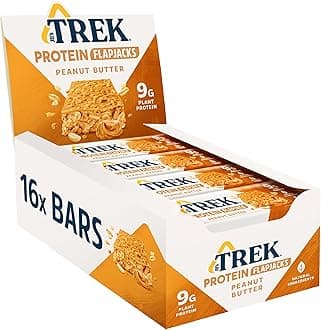 JB's TREK High Protein Flapjack Peanut Butter - 16 x 50g bars