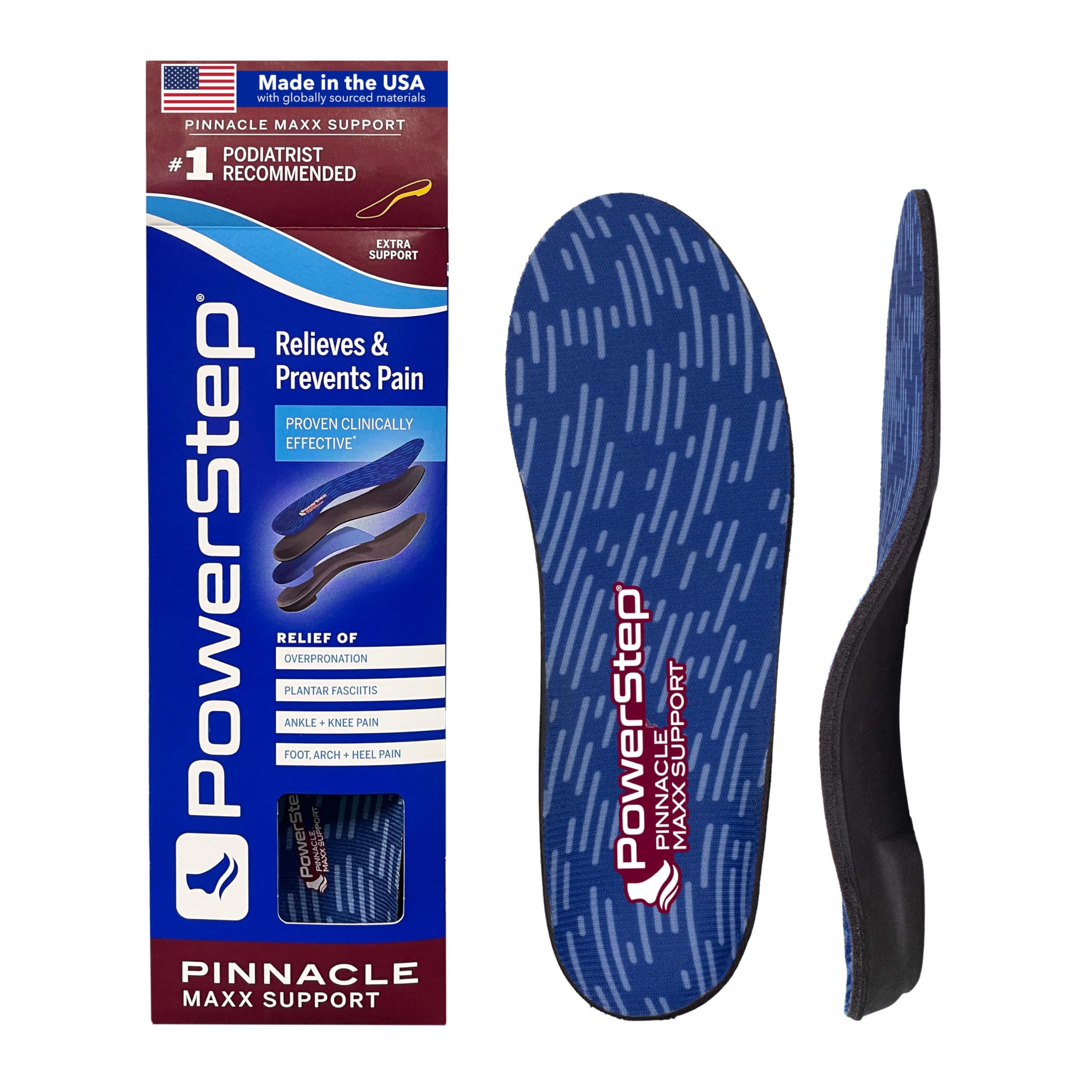 Powerstep Unisex Pinnacle Maxx Insole
