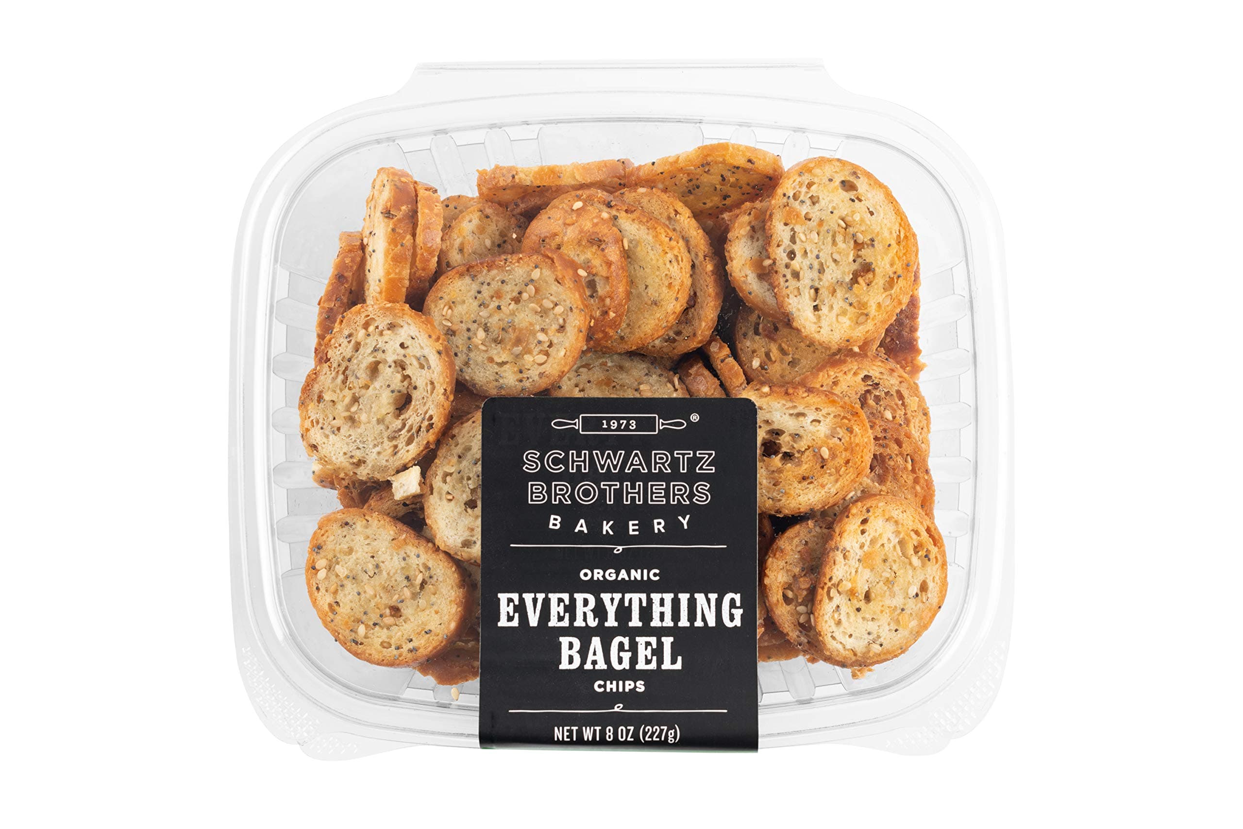 Schwartz Brothers Bakery Organic Everything Bagel Chips, 8 Oz