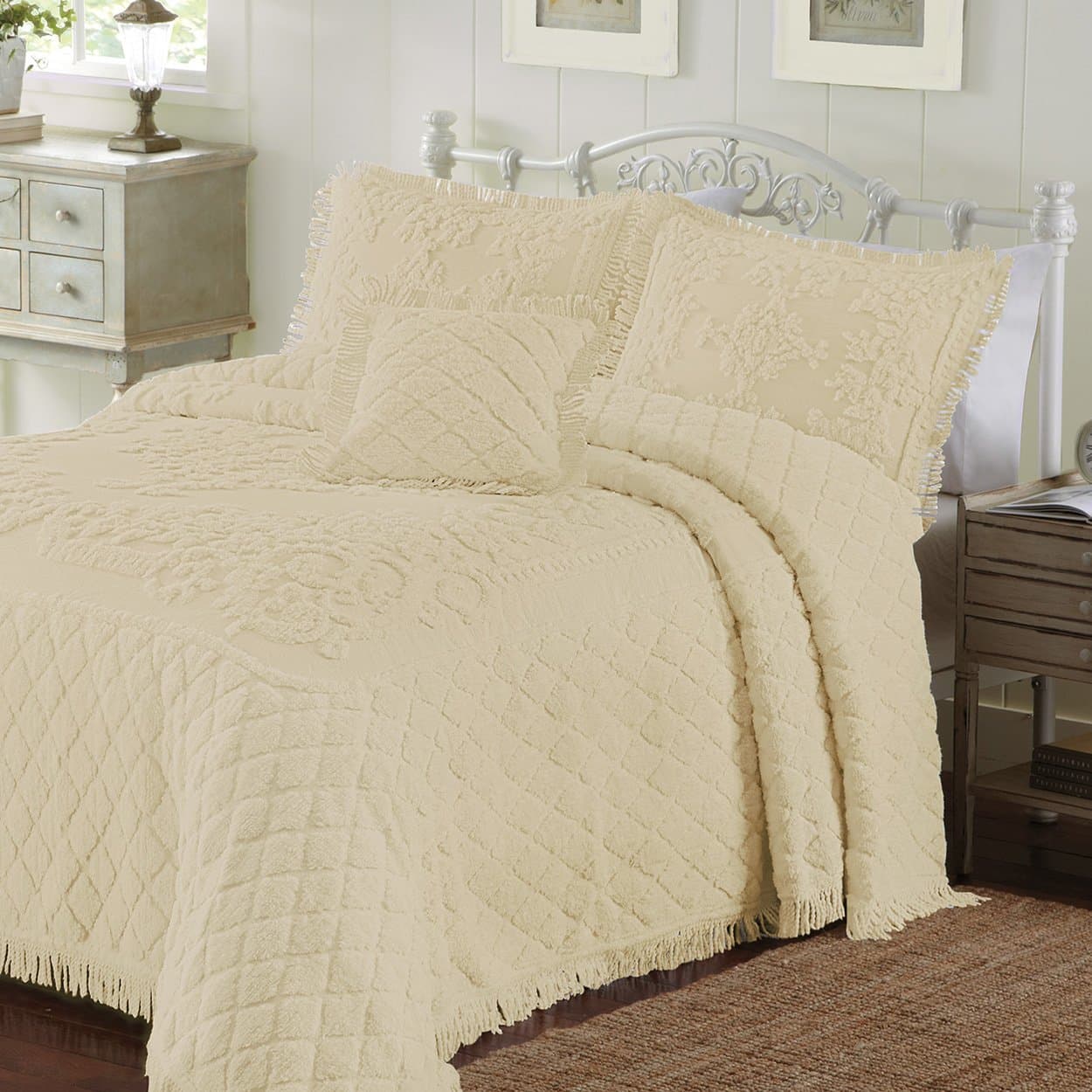 LaMont Home Josephine Collection - 100% Cotton Bedspread