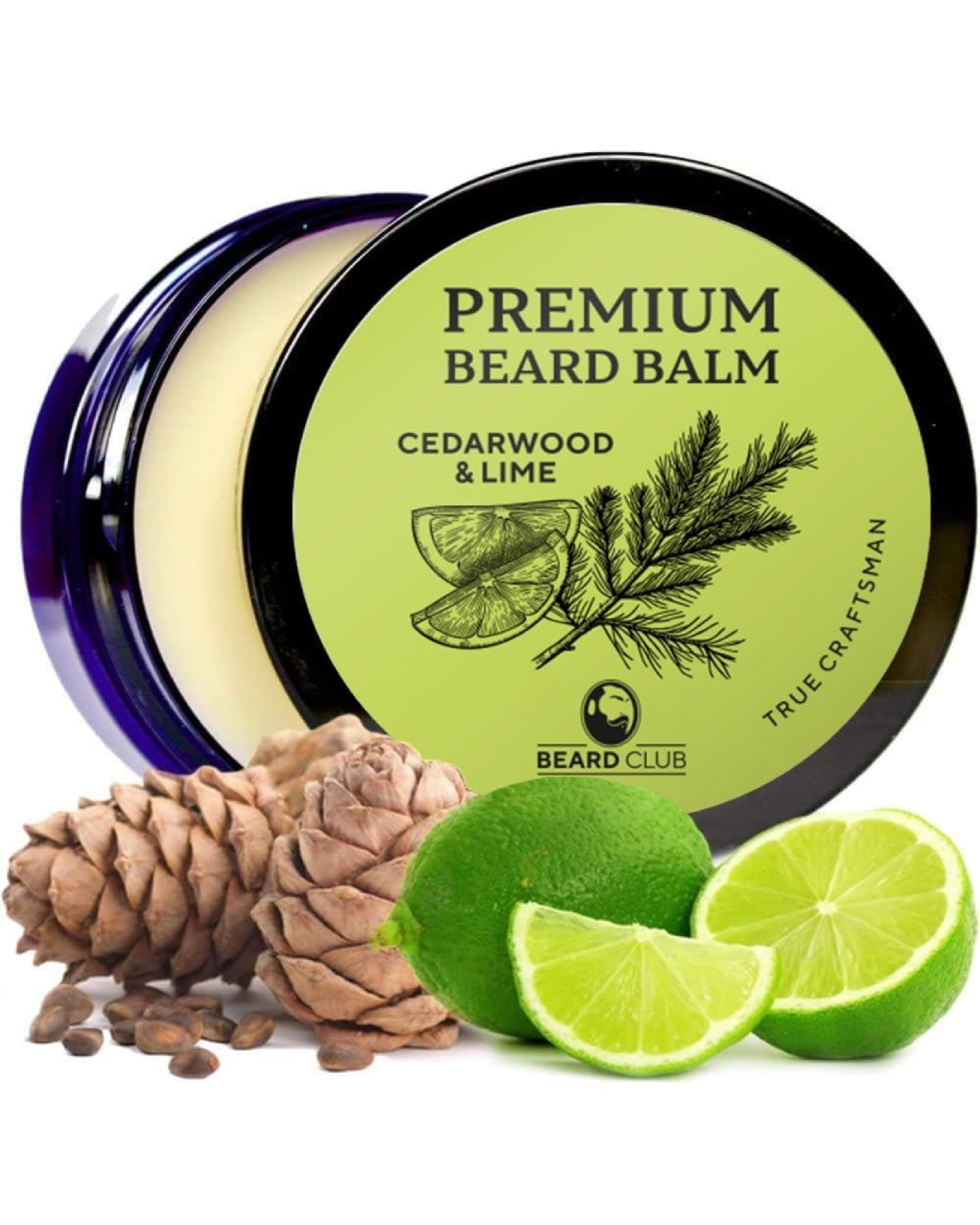 Premium Beard Balm - Cedarwood & Lime