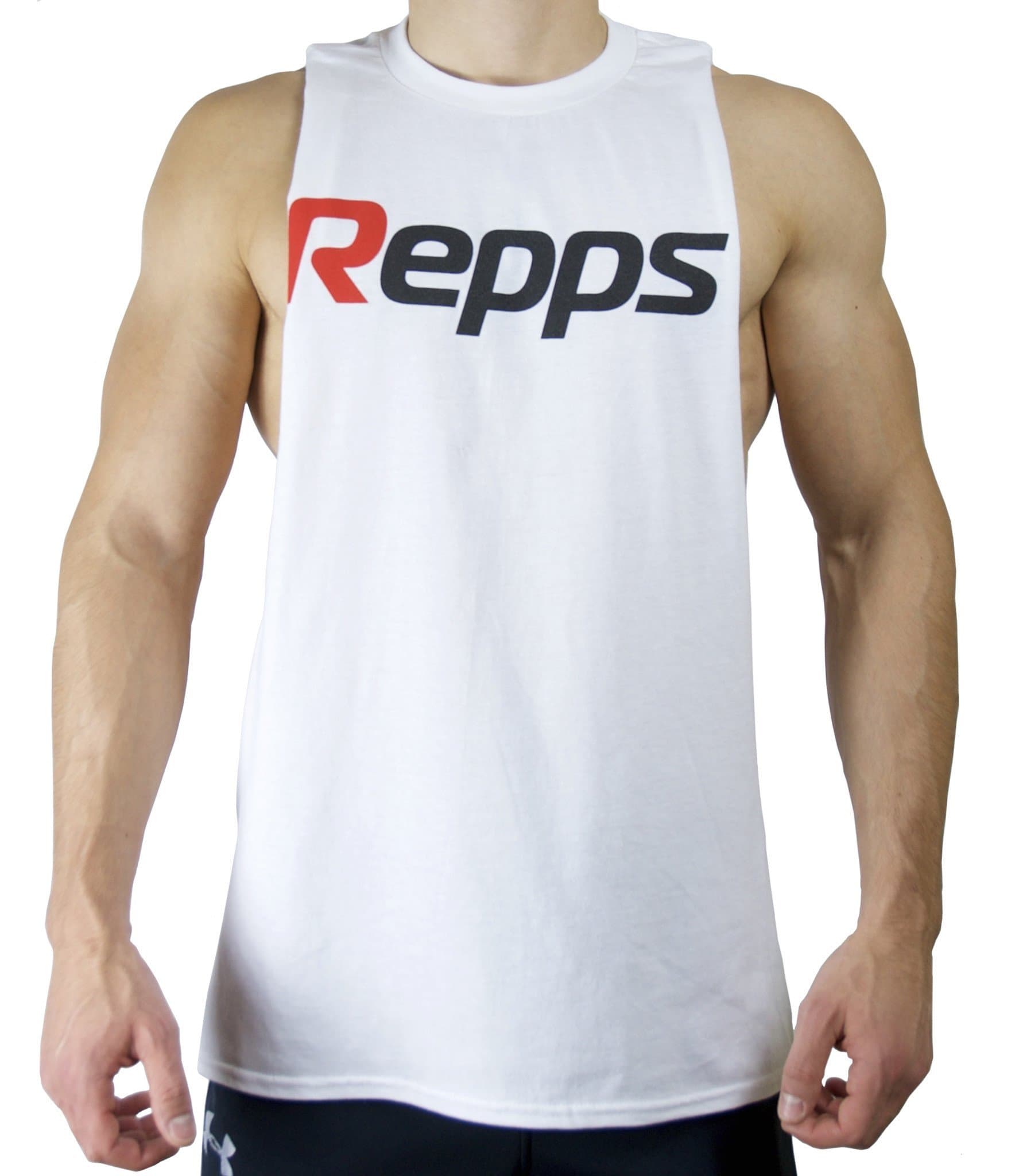 Repps Cut Off Shirts Mens White