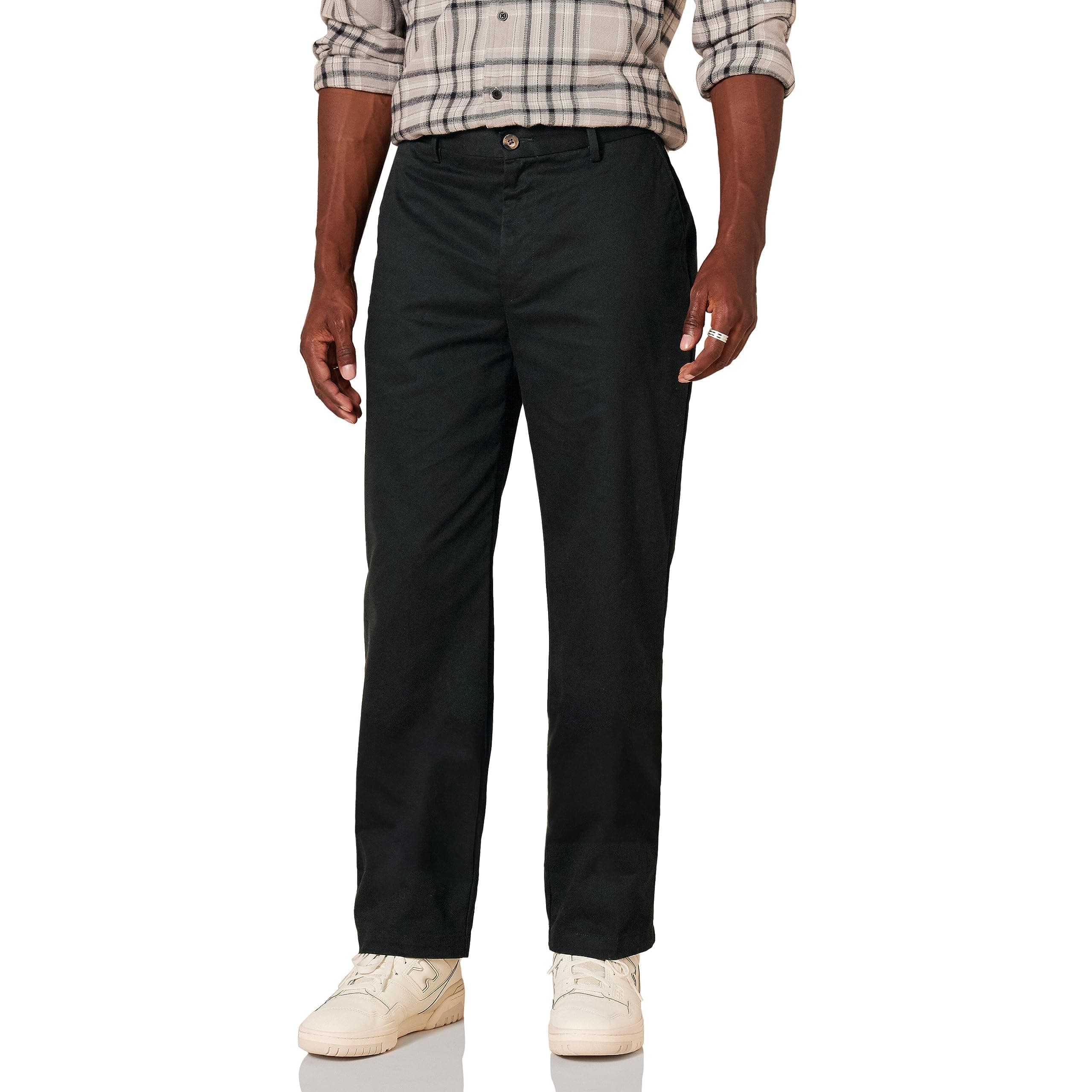 Men's Classic-Fit Wrinkle-Resistant Flat-Front Chino Pant (Available in Big & Tall)
