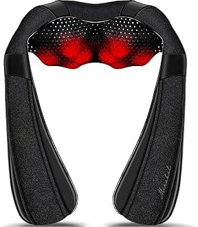 Mirakel Neck Massager, Shiatsu Back Neck Massager with Heat, Electric Back Massager, Neck Massager Pillow for Neck, Back, Shoulder, Foot, Leg, Muscle Pain Relief, Shoulder Massager - Graduation Gifts