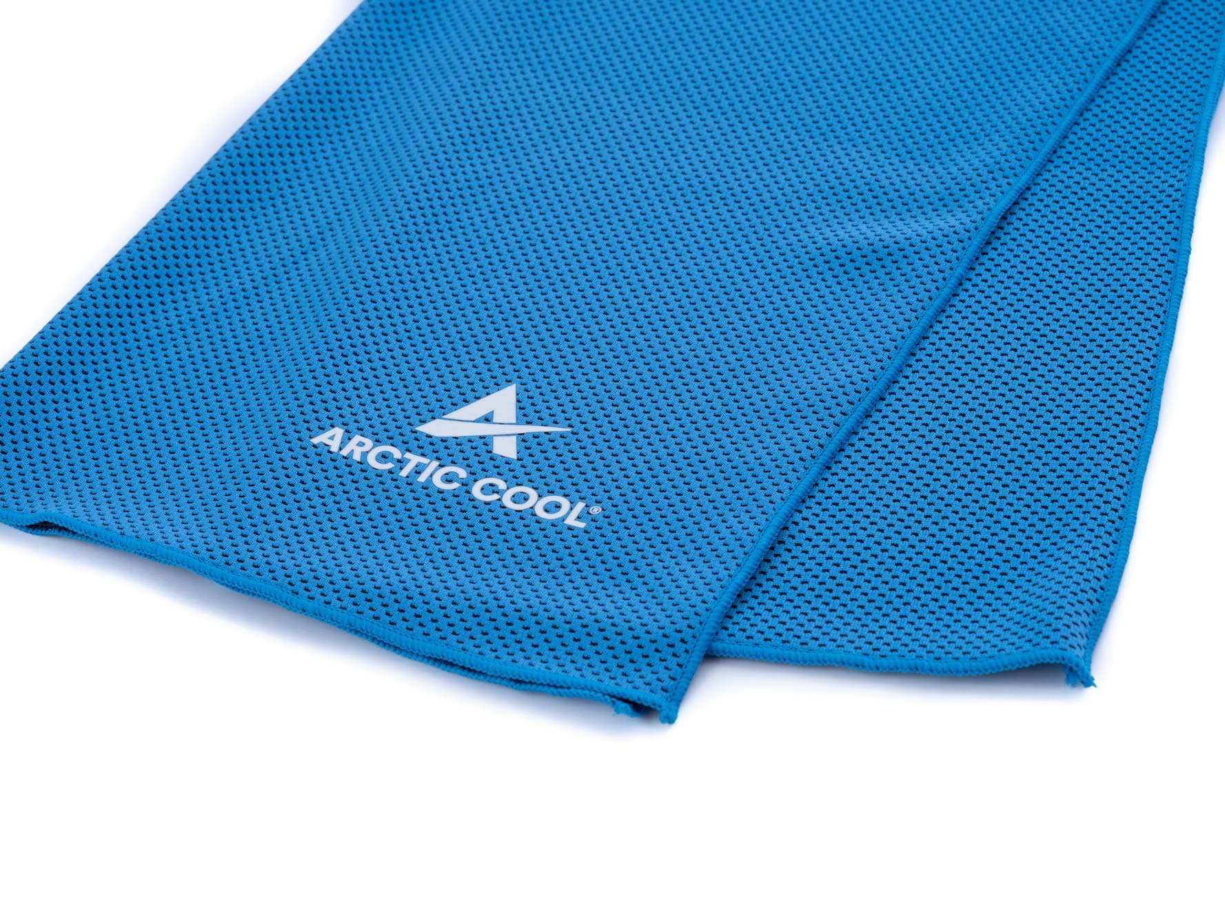 Instant Cooling Towel Performance Tech Breathable Moisture Wicking Easy to Clean, Polar Blue/Cool Black