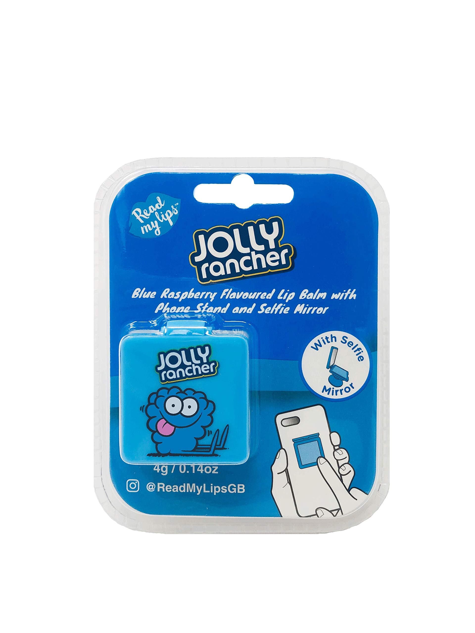 Read My Lips Jolly Rancher Raspberry Phone Stand Balm, Blue
