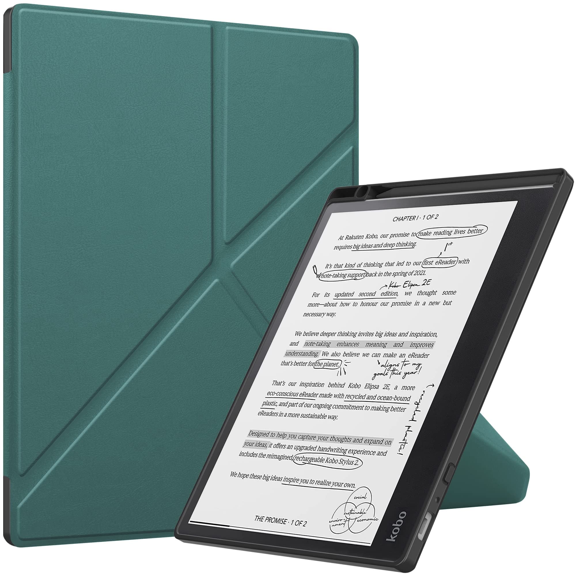 Acelive Case for Kobo Elipsa 2E 10.3 inch 2023 eReader with Soft TPU Back Auto Wake/Sleep Cover with Pen Holder