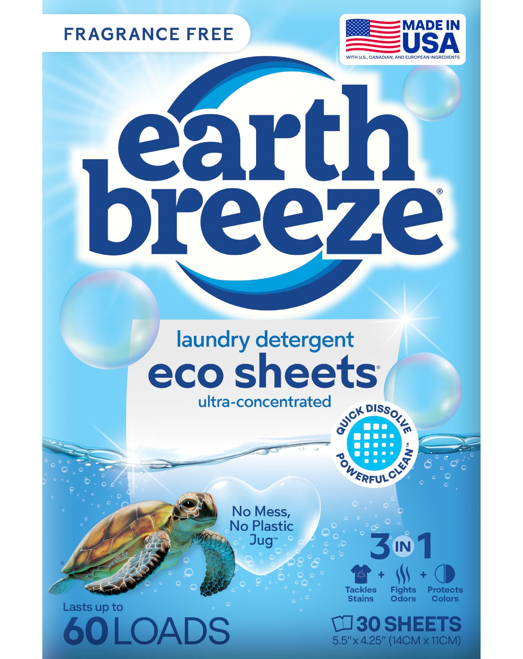 Fragrance Free Laundry Sheets