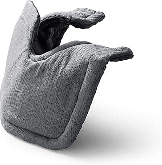 Sunbeam Heating Pad for Neck and Shoulder Pain Relief with Auto Shut Off and Moist Heating Option, 22 x 14, Grey