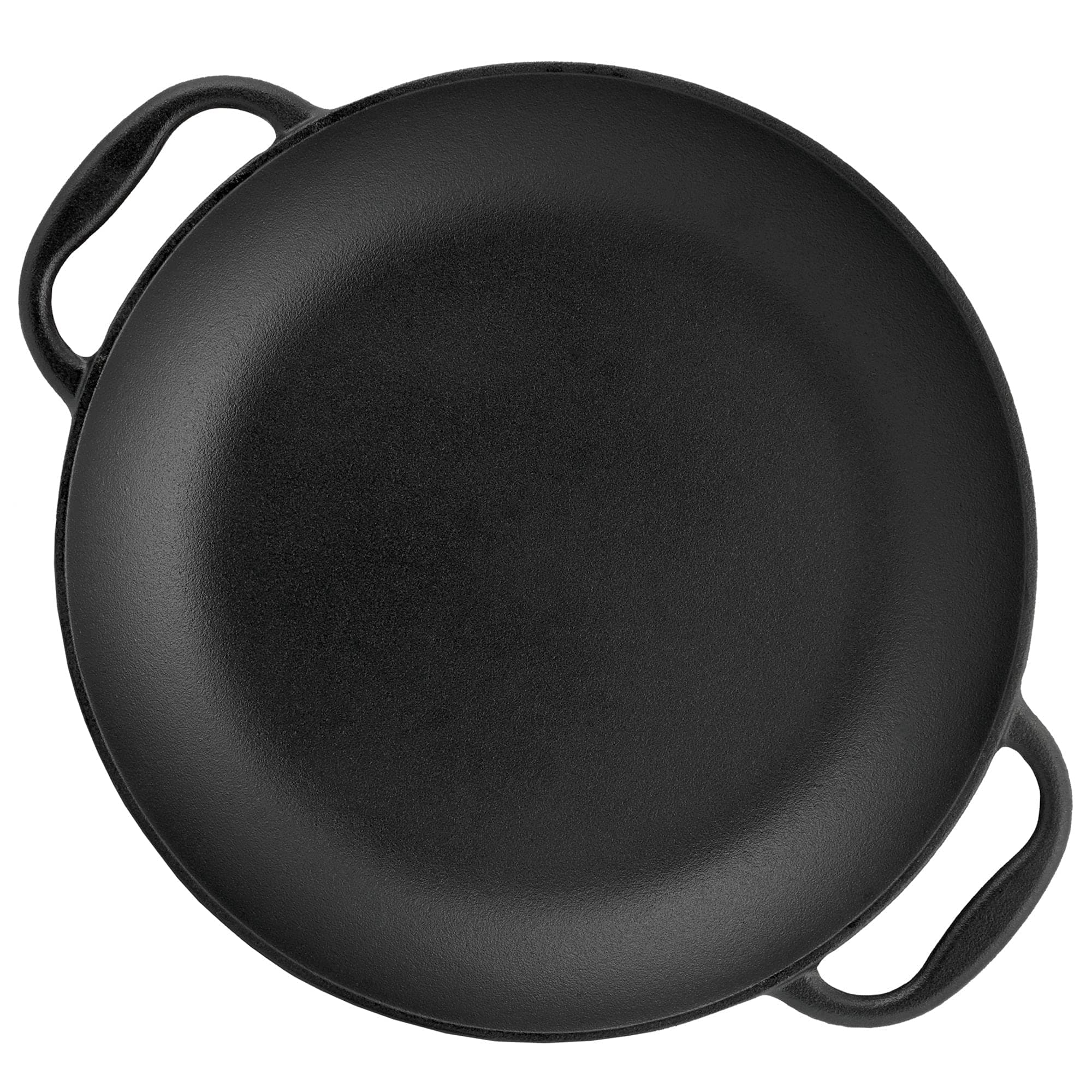 BBQ-Toro Traditional Paella Pan for 6 People, Diameter 36 cm, Cast Iron Grill Pan with Handles, Pre-seasoned, Pre-seasoned, Paella Pan for Grill, Gas Hob, Electric Hob