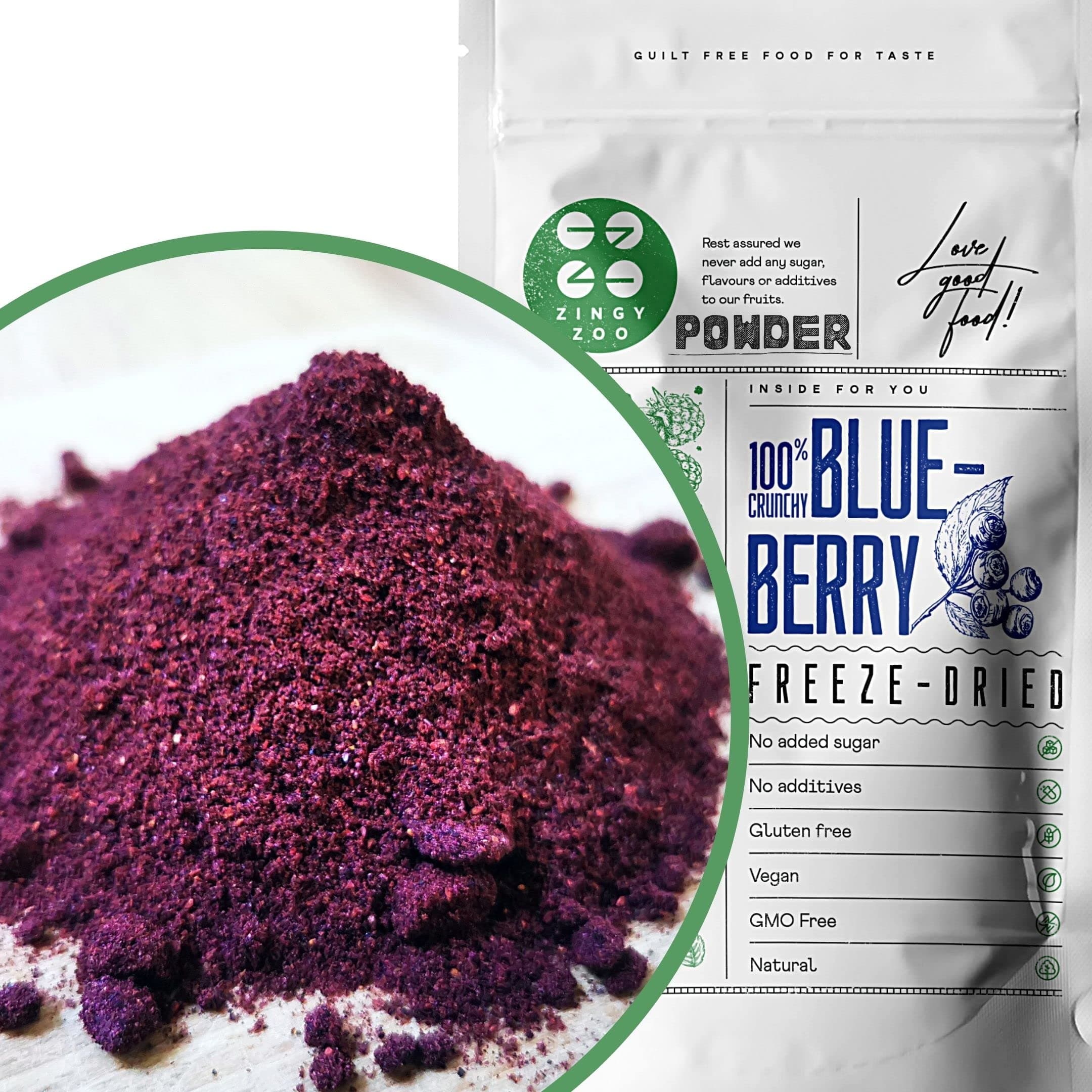 Wild blueberry powder