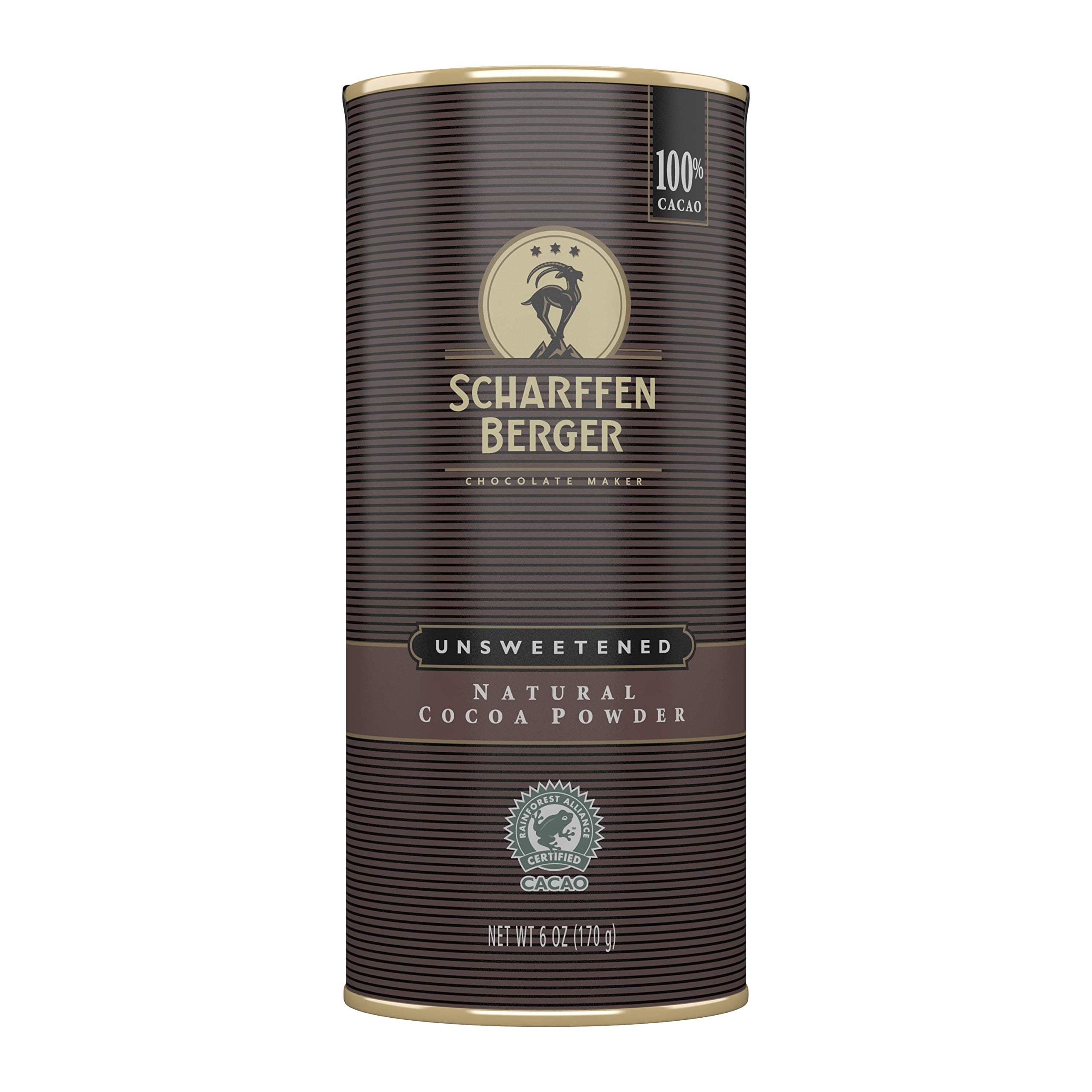 Scharffen Berger 天然無糖ココアパウダー、6オンス