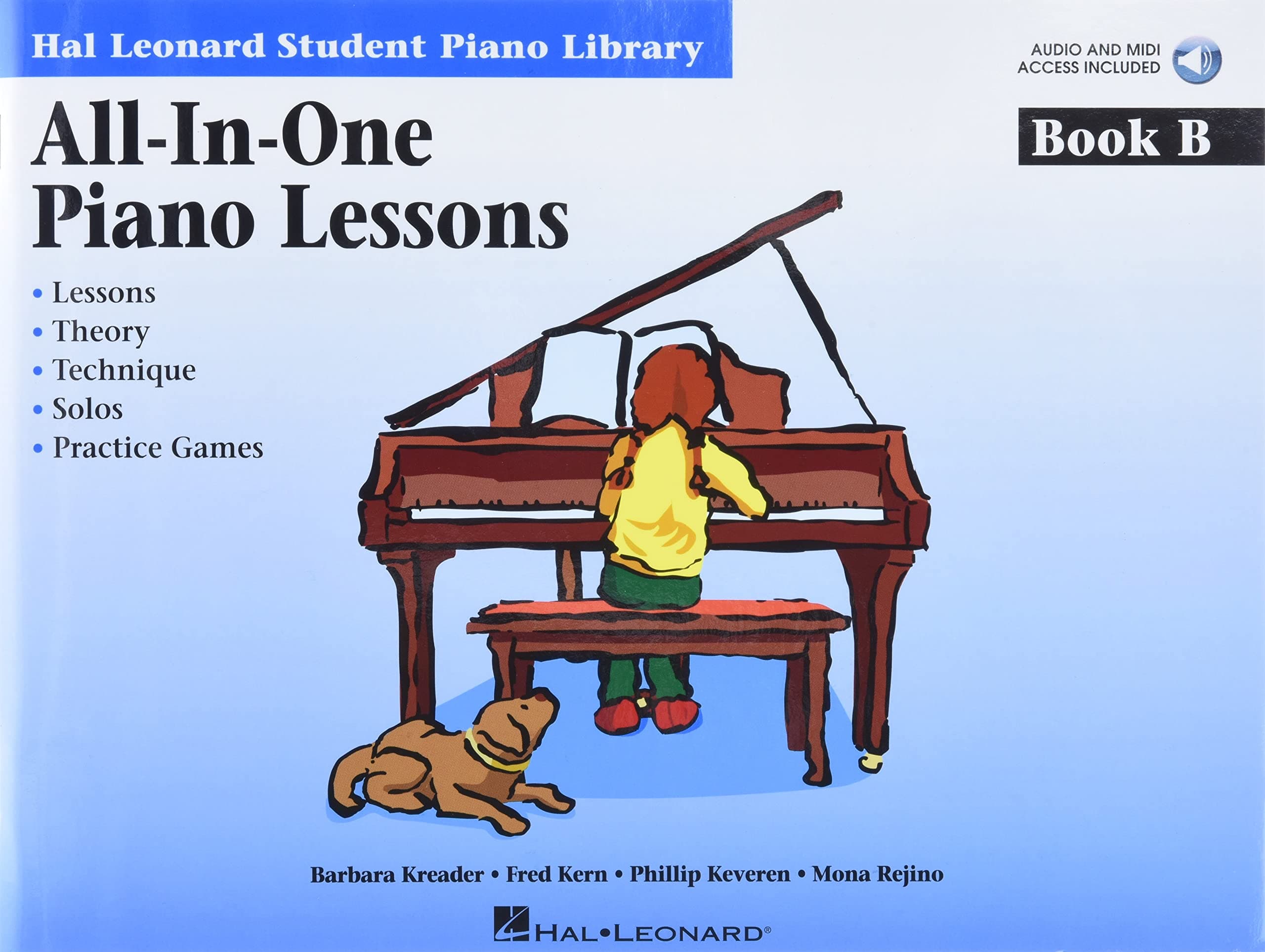 All-in-one Piano Lessons Book B