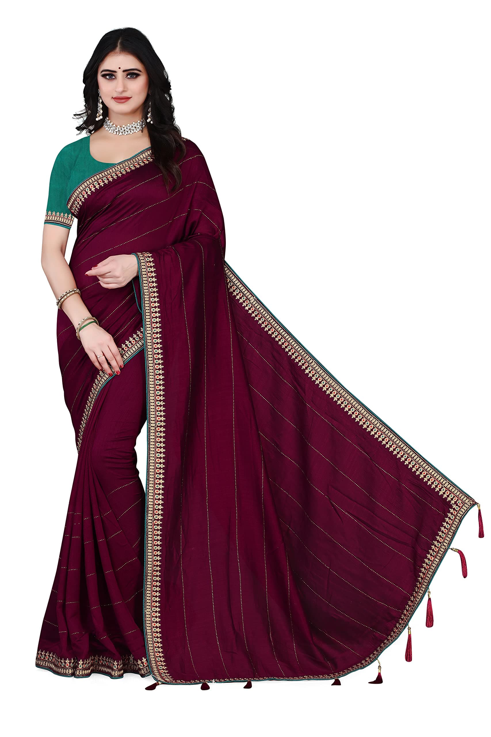 Women's Silk Saree With Blouse Piece