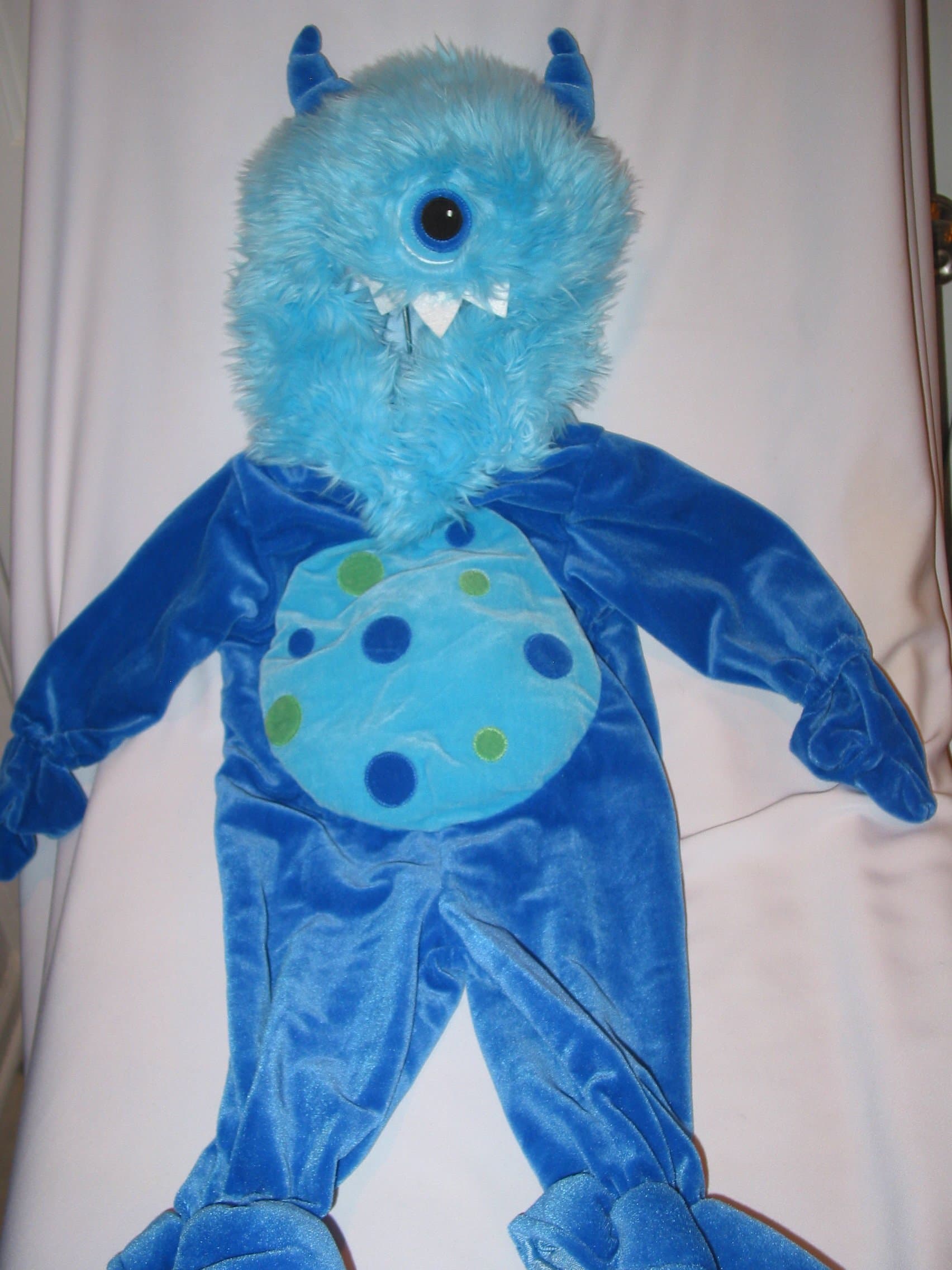Blue Monster Infant Costume- Size 9 Months
