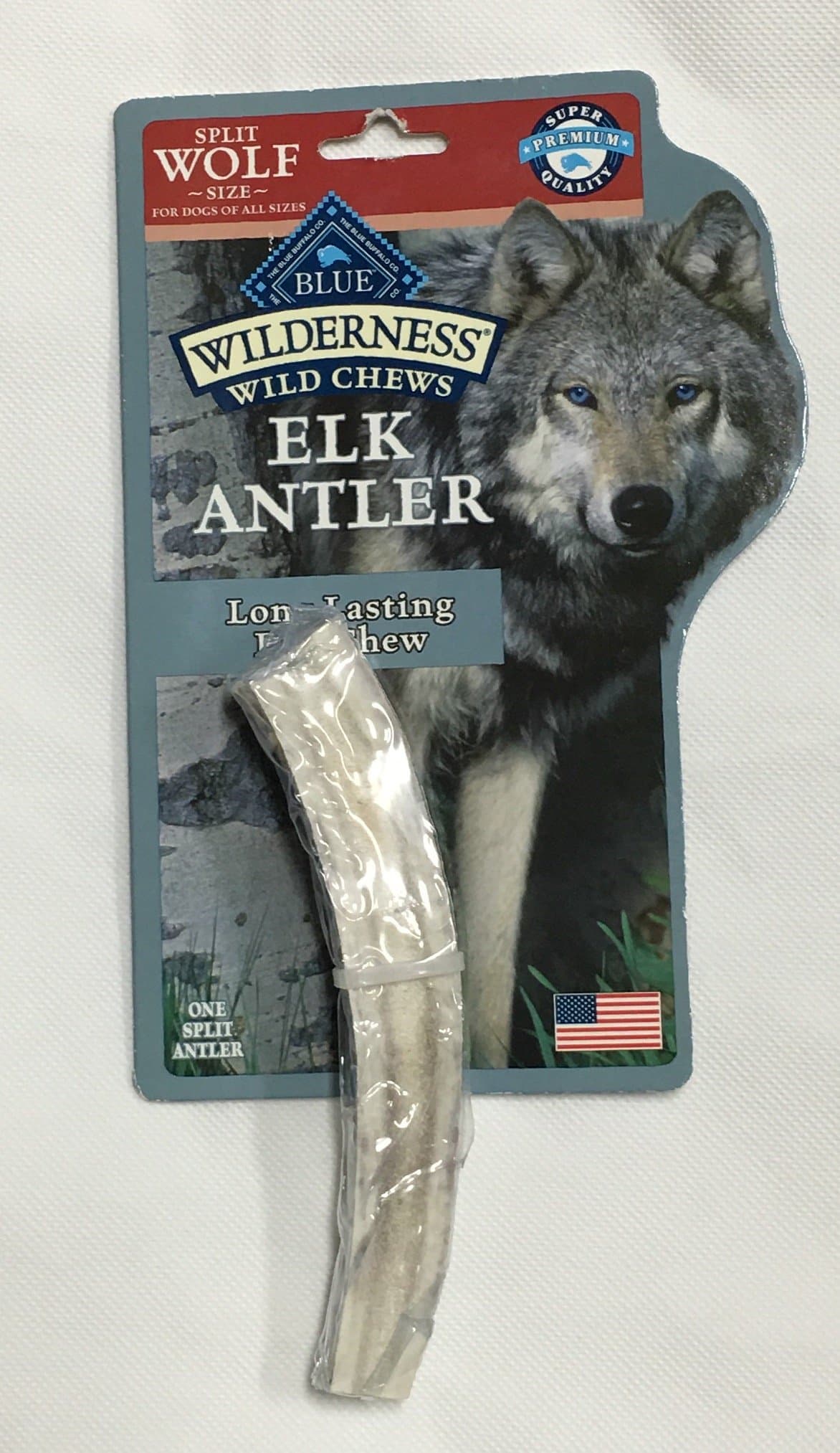 Wilderness Wild Chews ELK Antler Split Wolf size