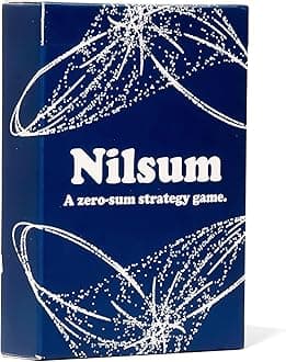 Nilsum - A Zero Sum Strategy Game - Light Strategy Game for Adults, Teens, and Kids - Family Games for Kids and Adults, Adult Card Games, Ages 8+, 2-5 Players, 20 Mins