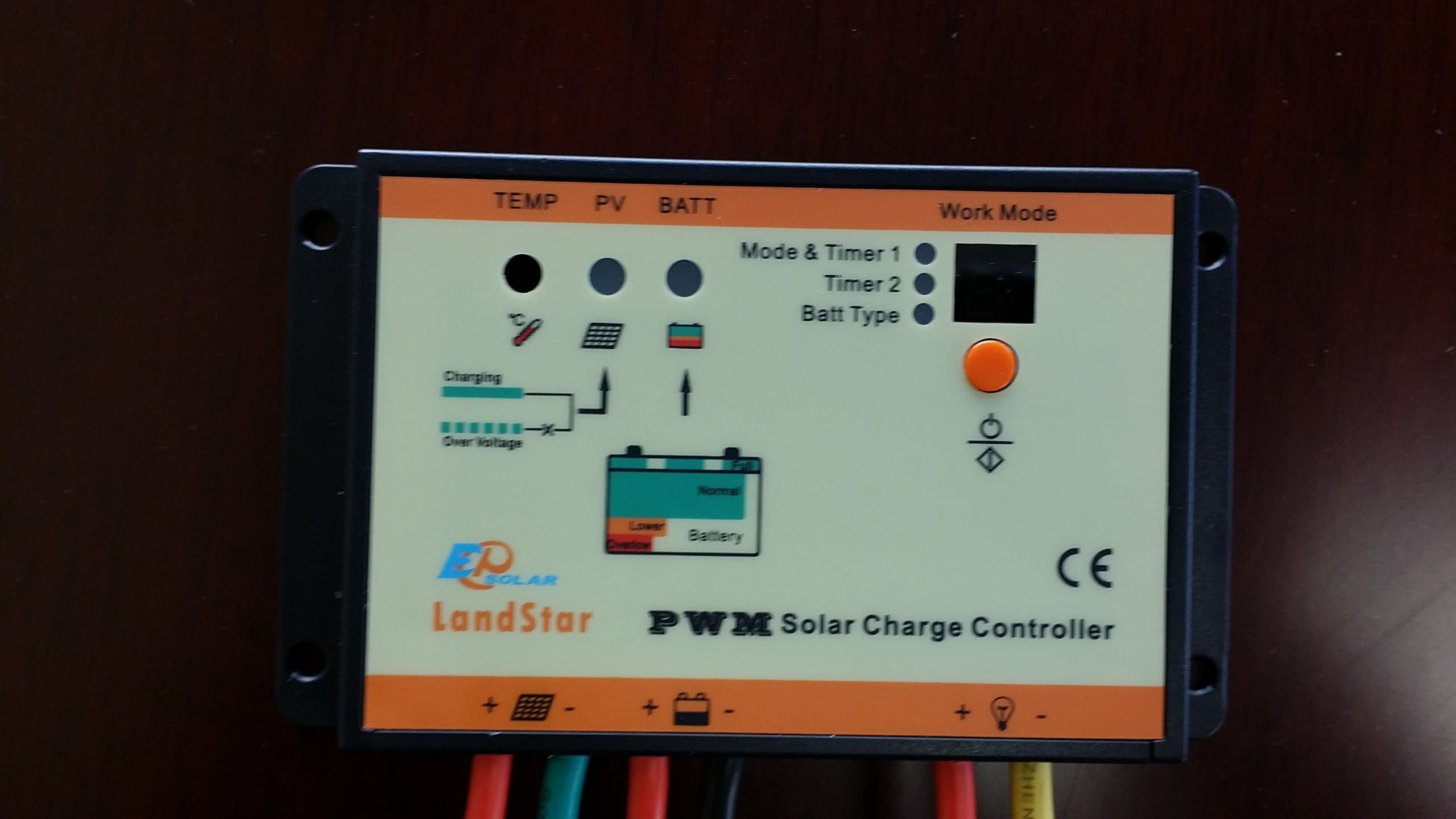 SolarFennel 20A PWM solar panel charge controller 12V 24V Waterproof LS2024RP