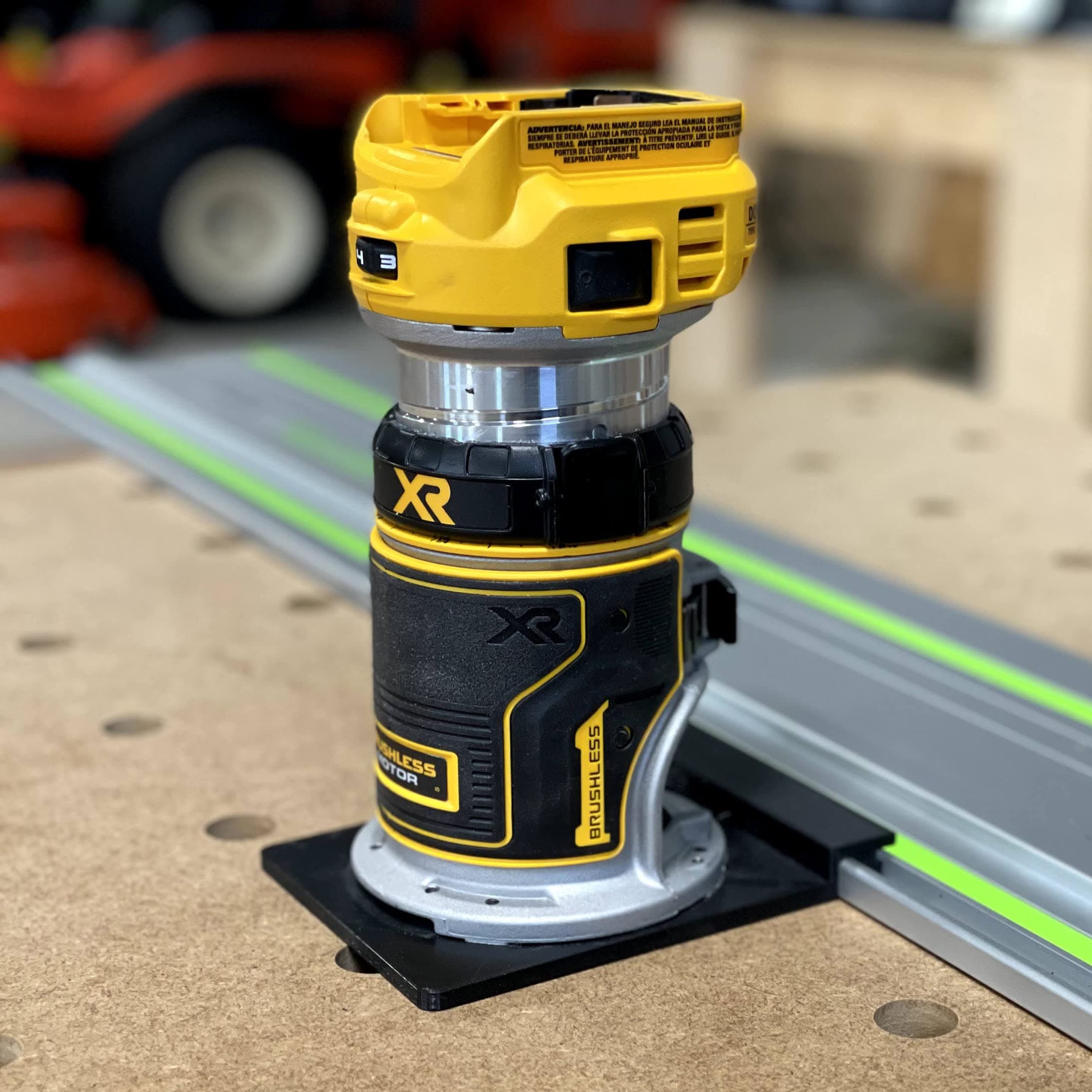 Guide Rail Adapter Compatible with Dewalt Router - Made in USA