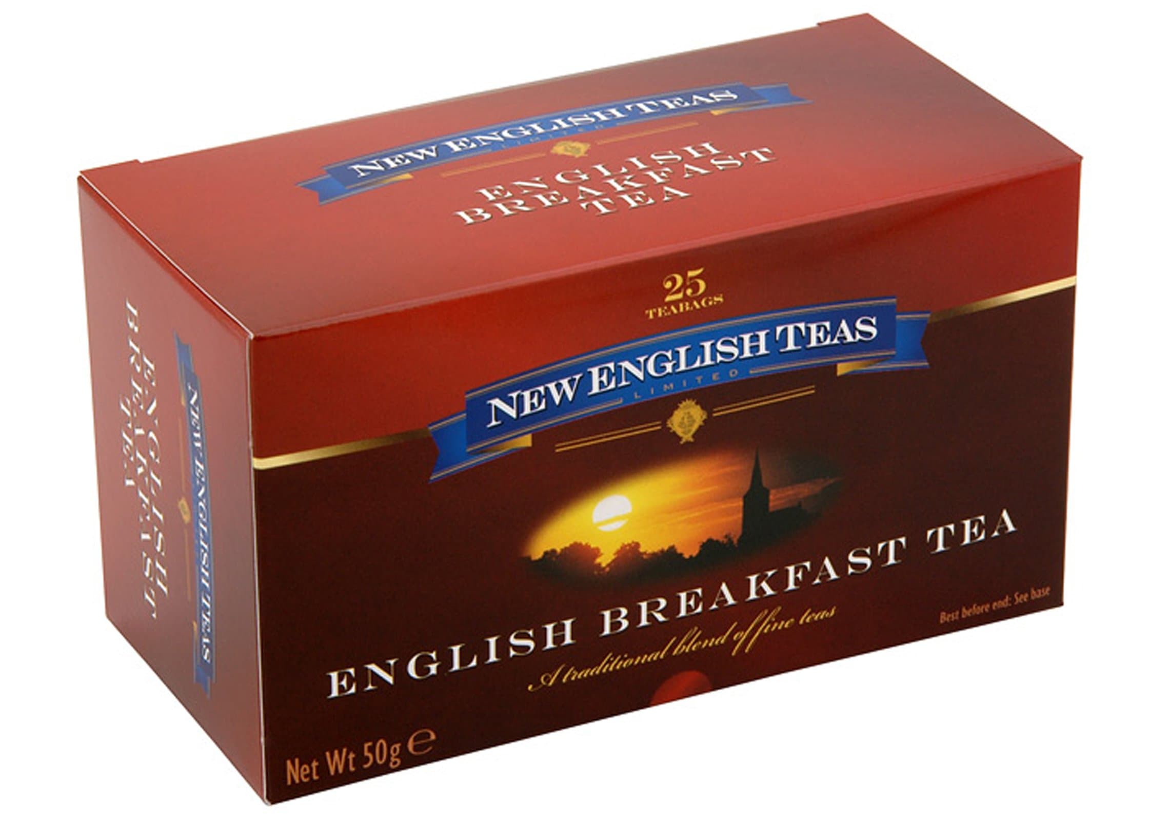 Classic English Breakfast Tea 25 Individually Wrapped Teabags