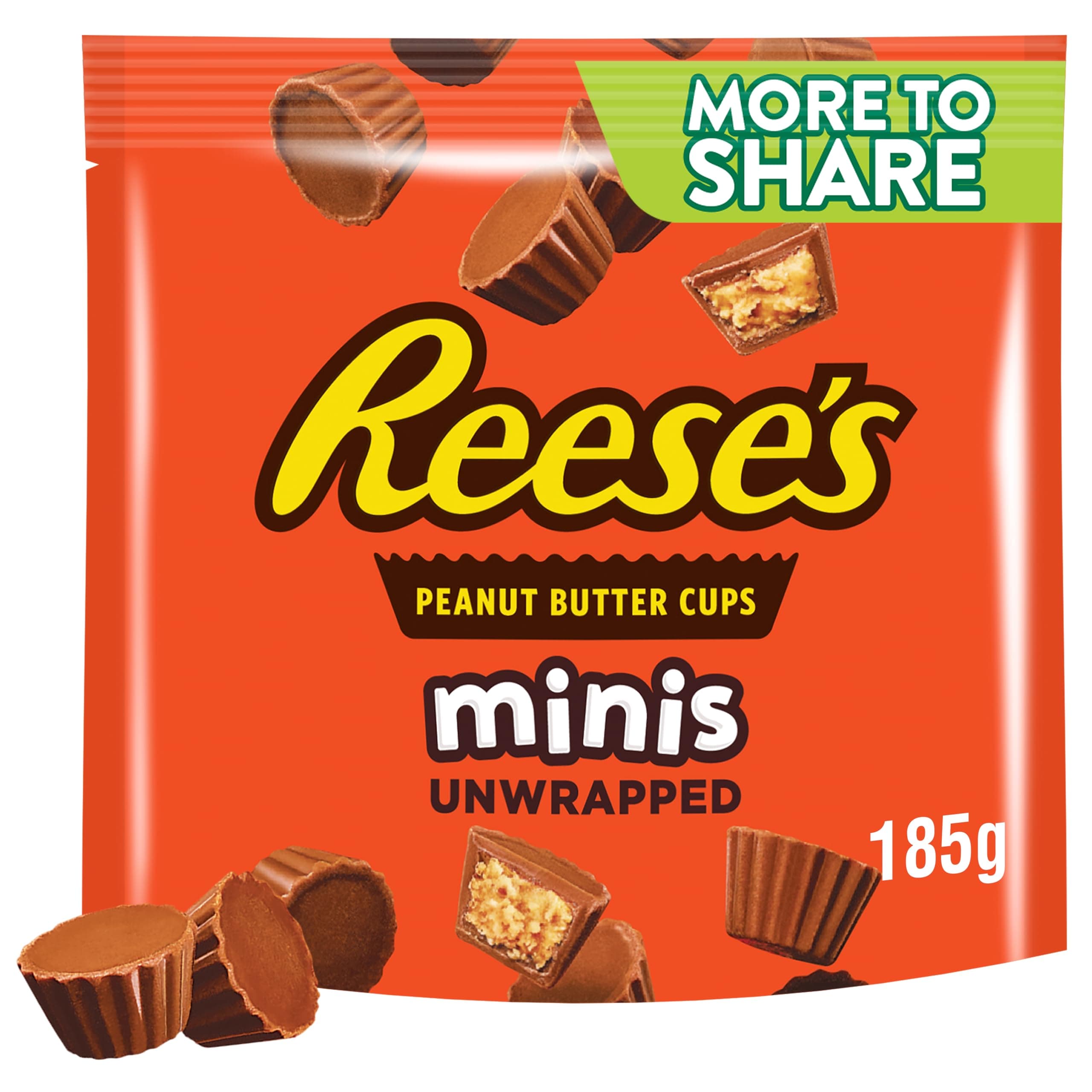Mini Unwrapped Chocolate Peanut Butter Cups 185g