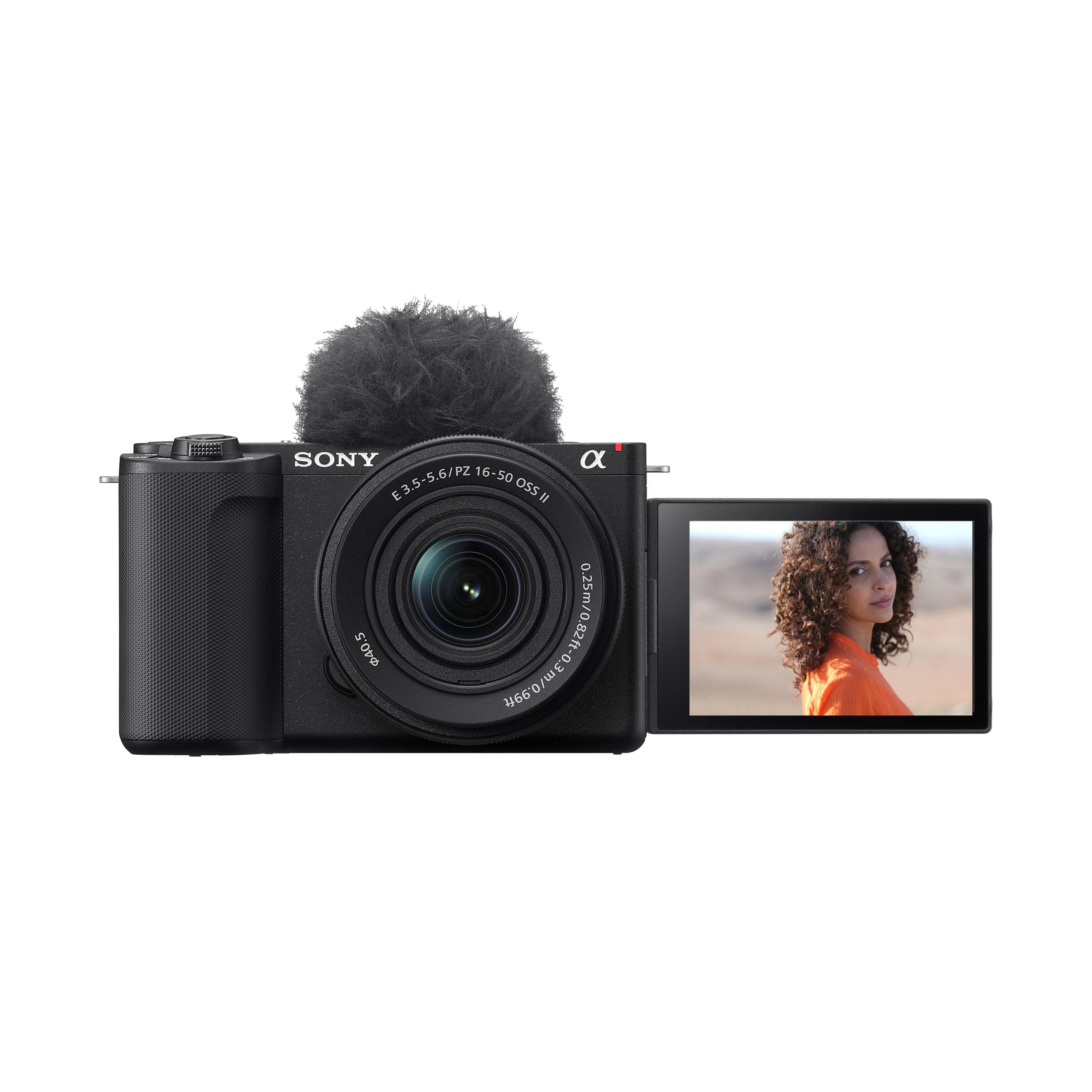 Alpha ZV-E10M2K 26 MP Interchangeable Lens Mirrorless Vlog Camera for Creators (16-50mm Power Zoom Lens) | APS-C Sensor | 4K 60p with 10bit 4:2:2 Recording - (Black)