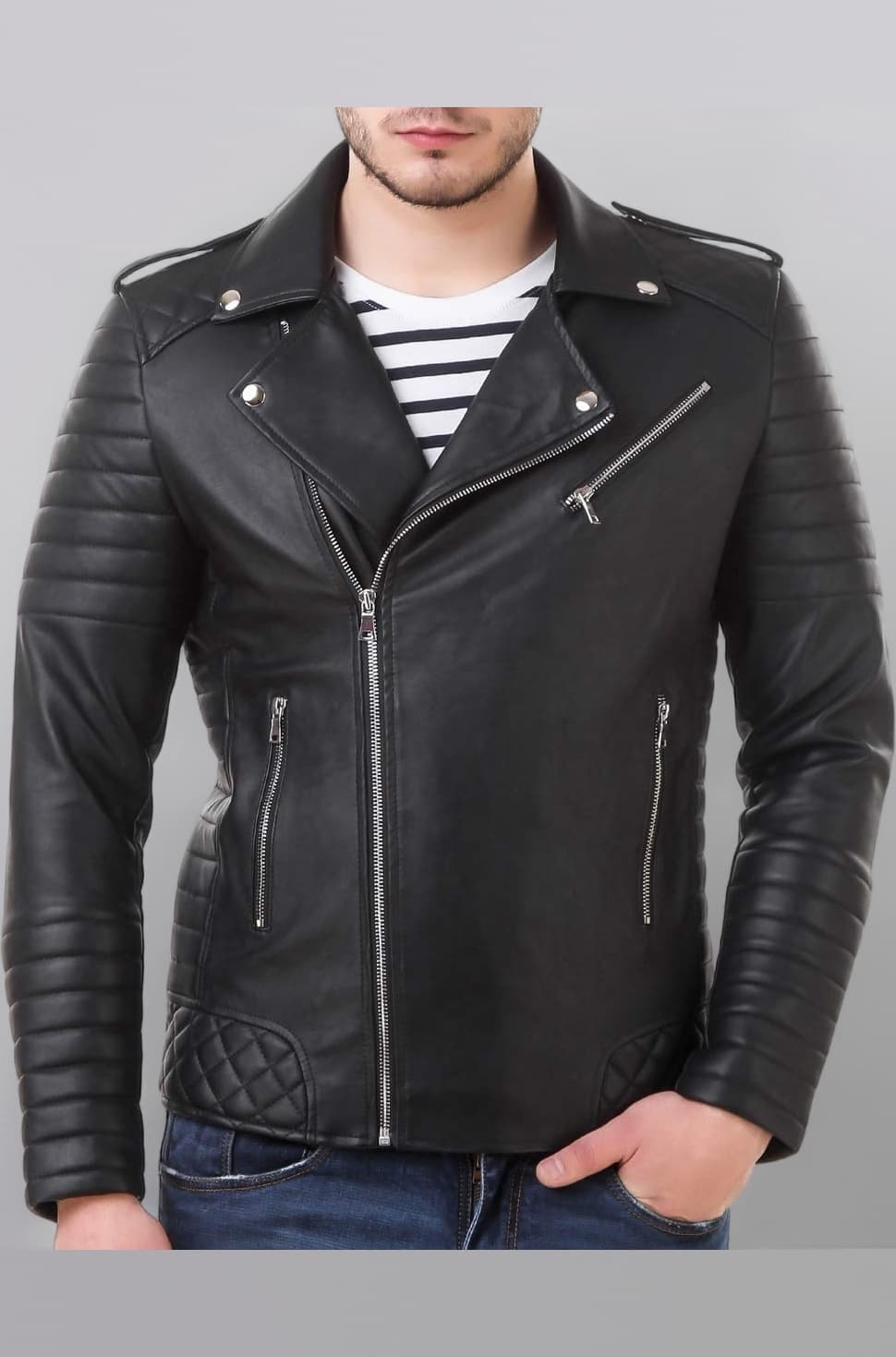 Faux Leather Jacket for Roadies