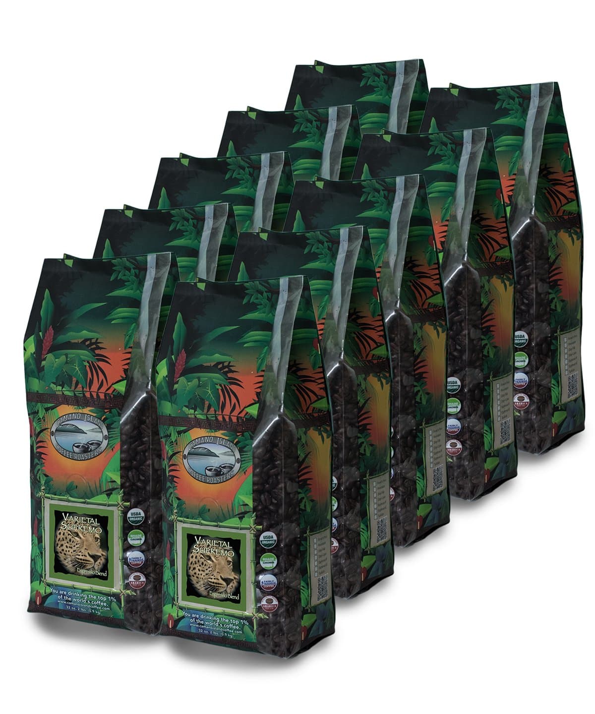 Varietal Supremo Espresso Blend, Whole Bean, 20 Lb Box