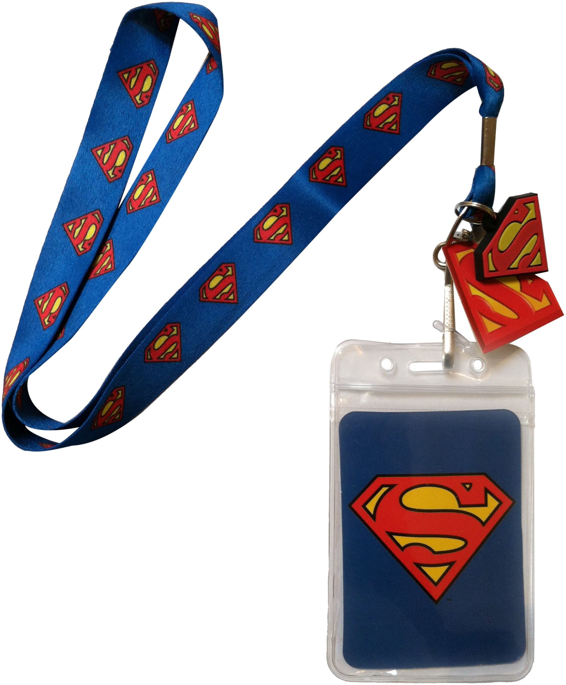 Lanyard with Charm DC Comics Superman Logo Lanyard