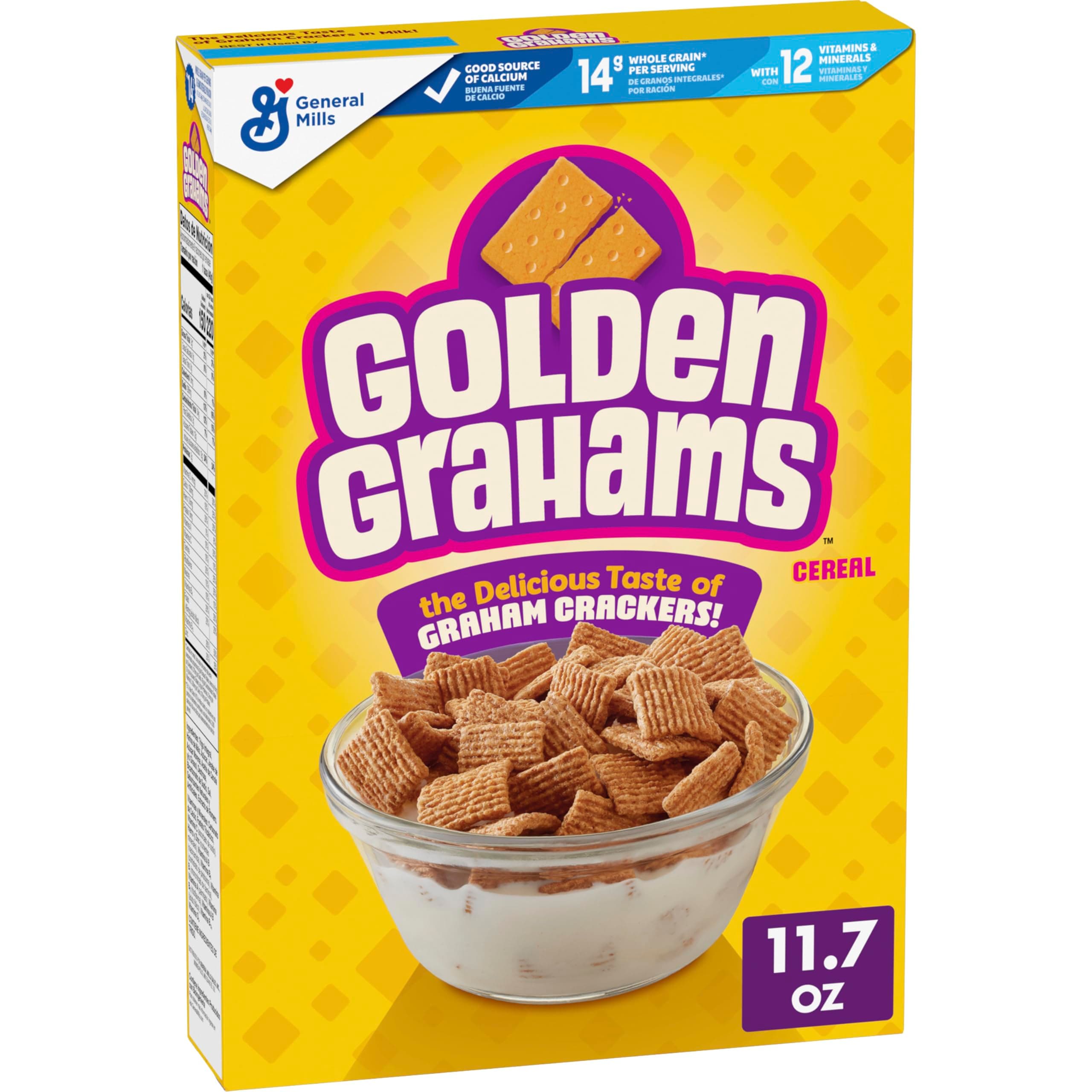 Breakfast Cereal, Graham Cracker Taste, Made with Whole Grain, 11.7 oz