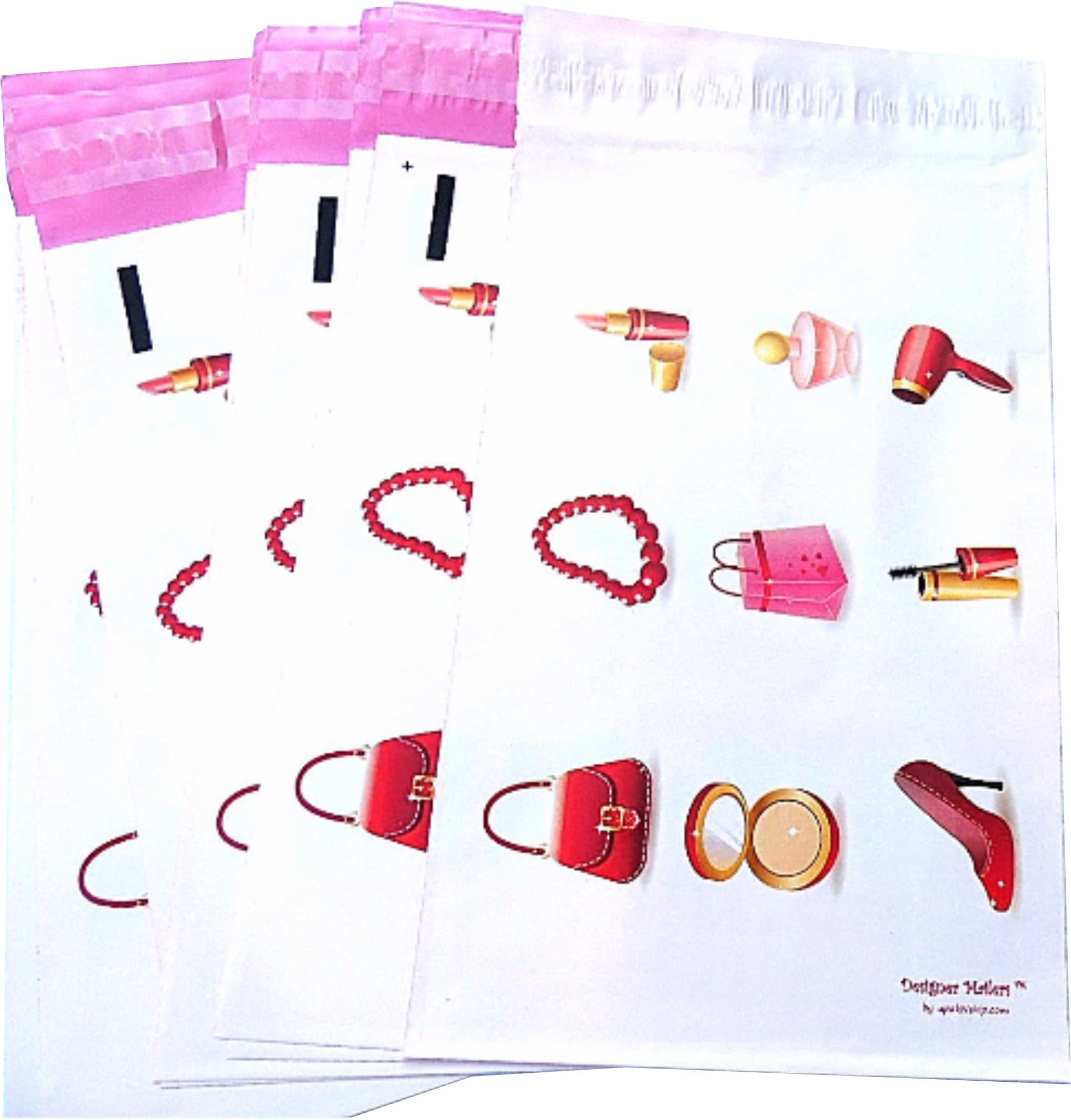 6" x 9" Designer Series -Flat Poly Mailers, Self Sealing Envelopes (400, Accessorize & Shop)