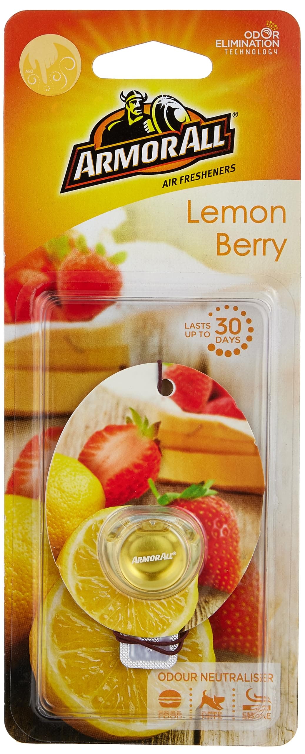 Air Freshener Diffuser Lemon Berry 2.5 Ml ارمورال معطر تعليق على المرآه سائل ليمون و توت