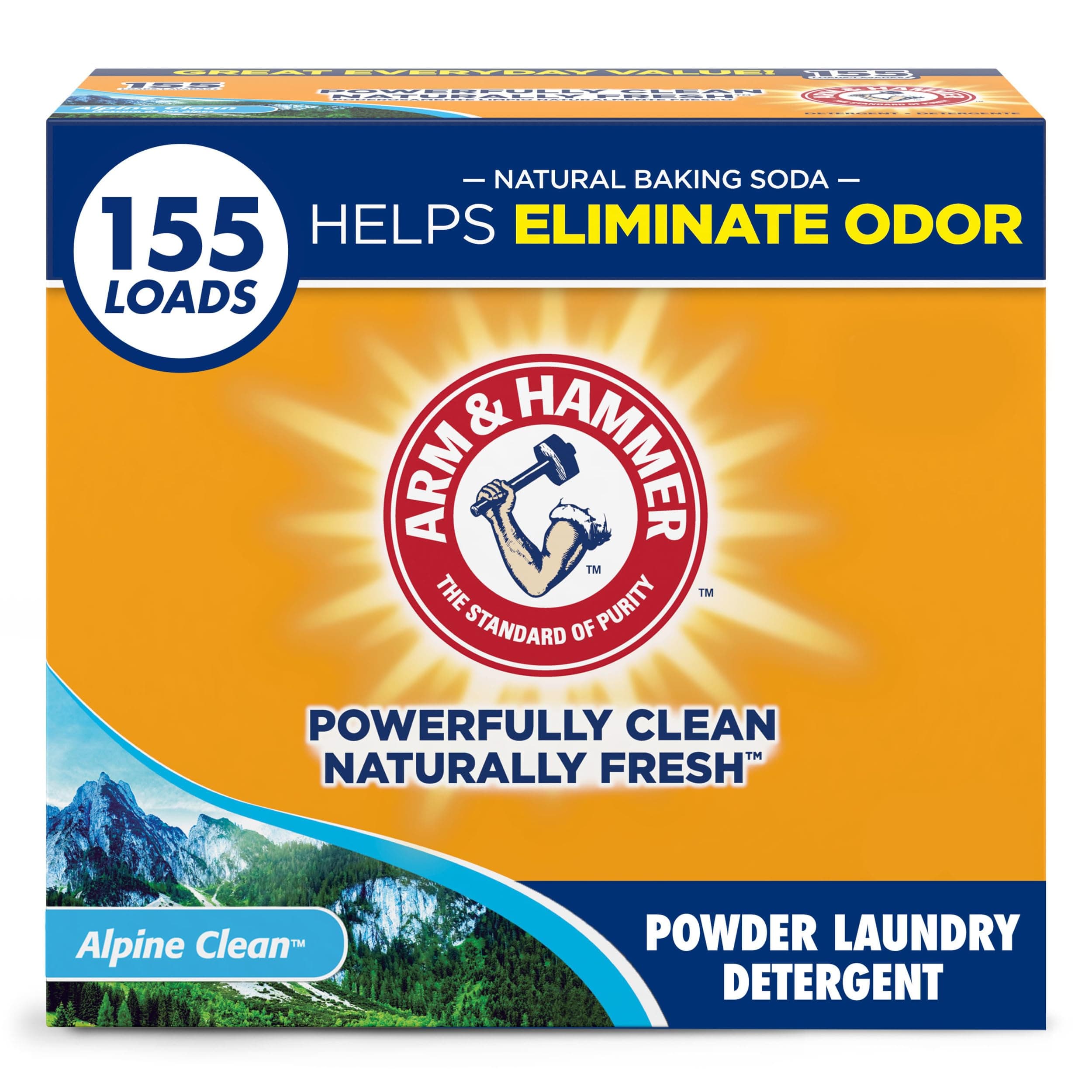 Powder Laundry Detergent, Alpine Clean, 4.3kg