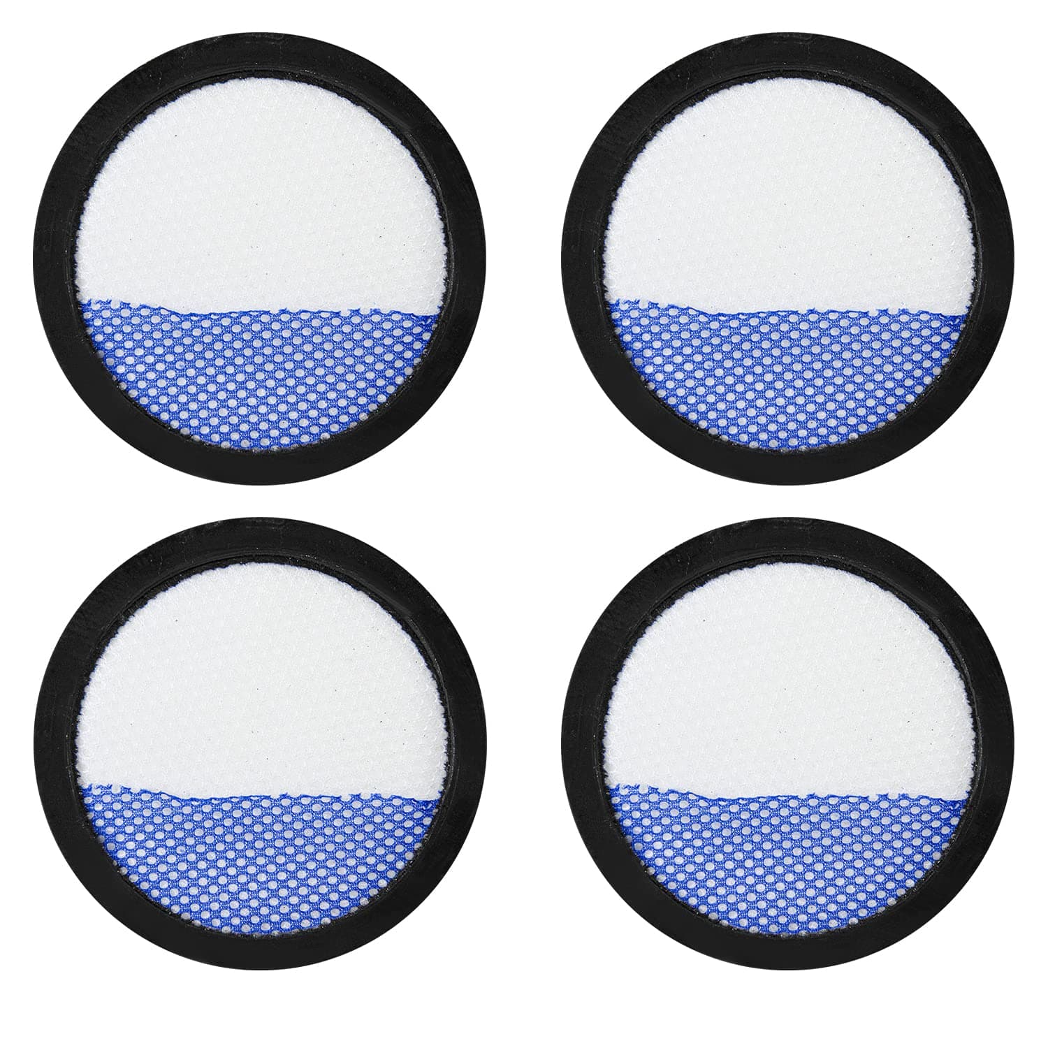 4 Pack Washable Replacement Filter Compatible with Eureka RapidClean Pro Cordless Stick NEC180, NEC285GR, NEC185, NEC186, NEC190, NEC280TL Vacuum Cleaner